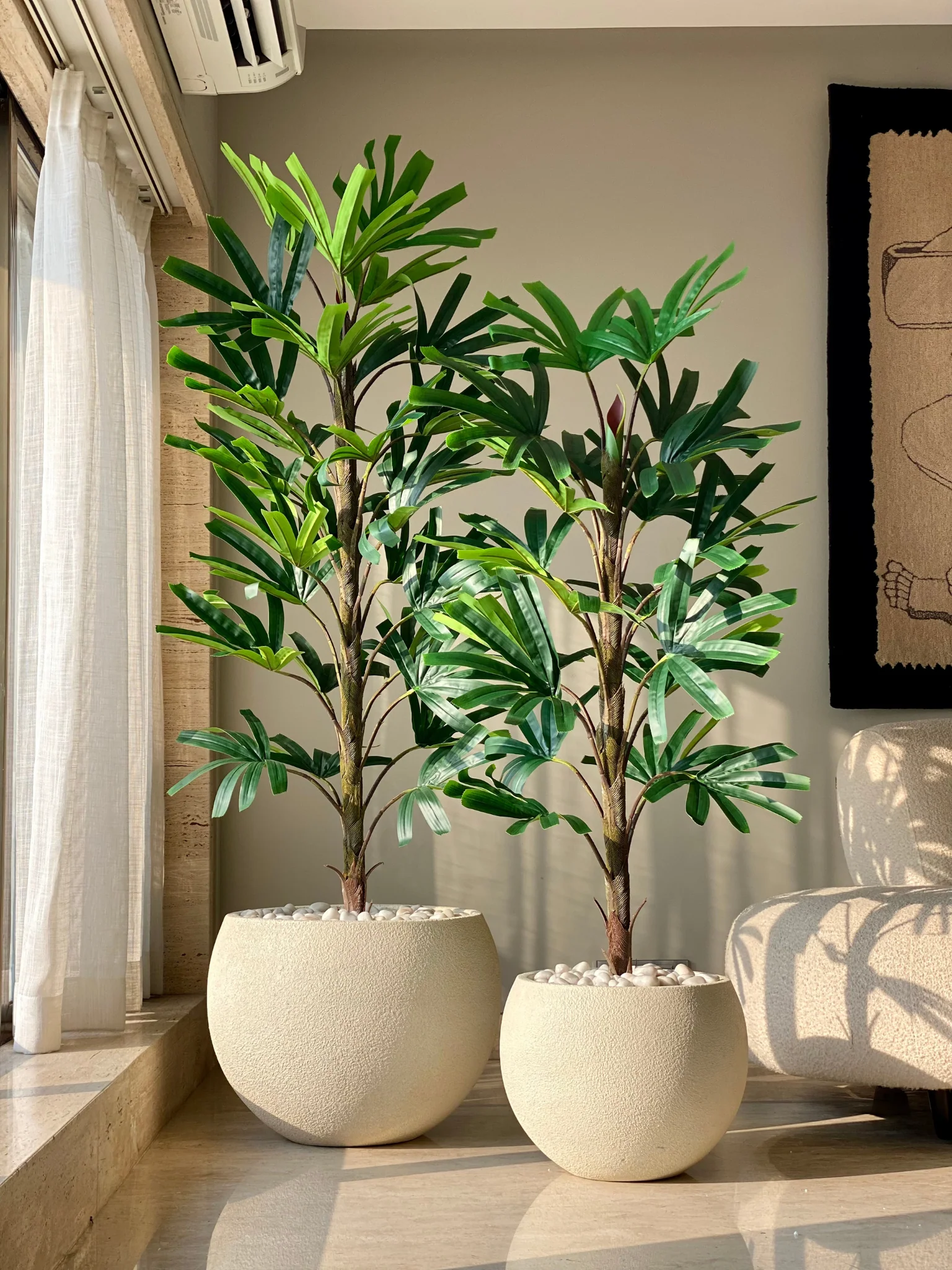 Artificial Rhapis Palm Plant - 6 Feet - Image 3