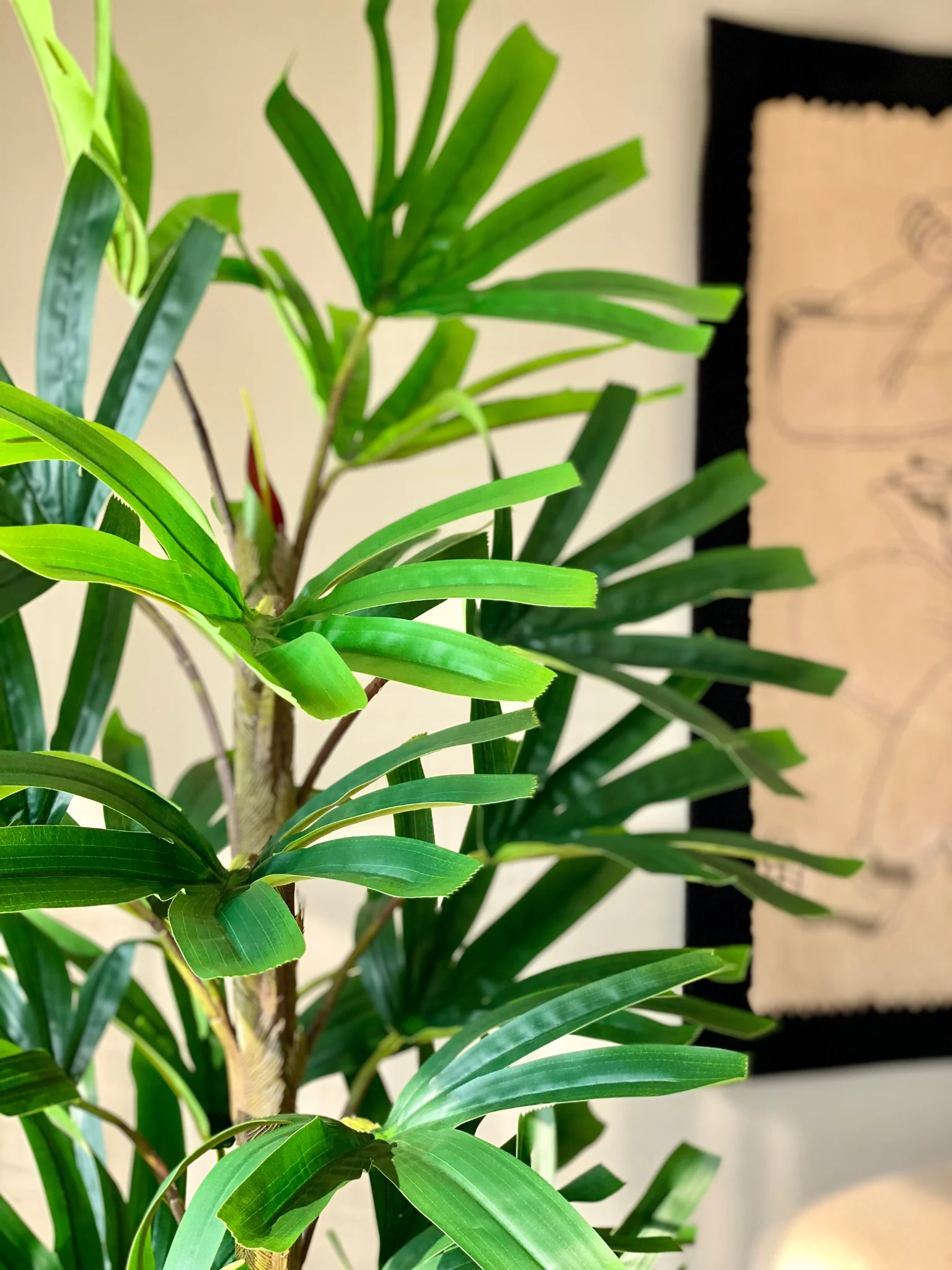 Artificial Rhapis Palm Plant - 6 Feet - Image 9