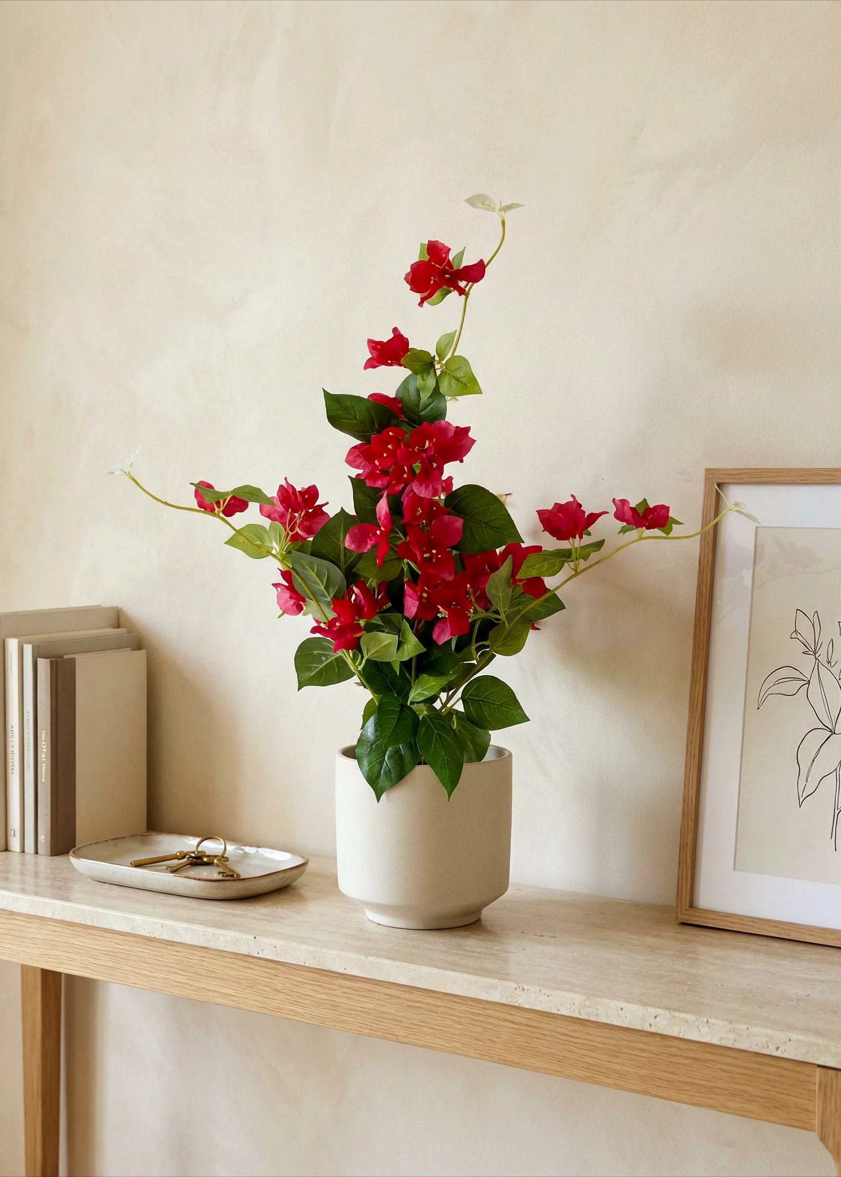 Artificial Bloom Bougainvillea Plant - 2.5 Feet