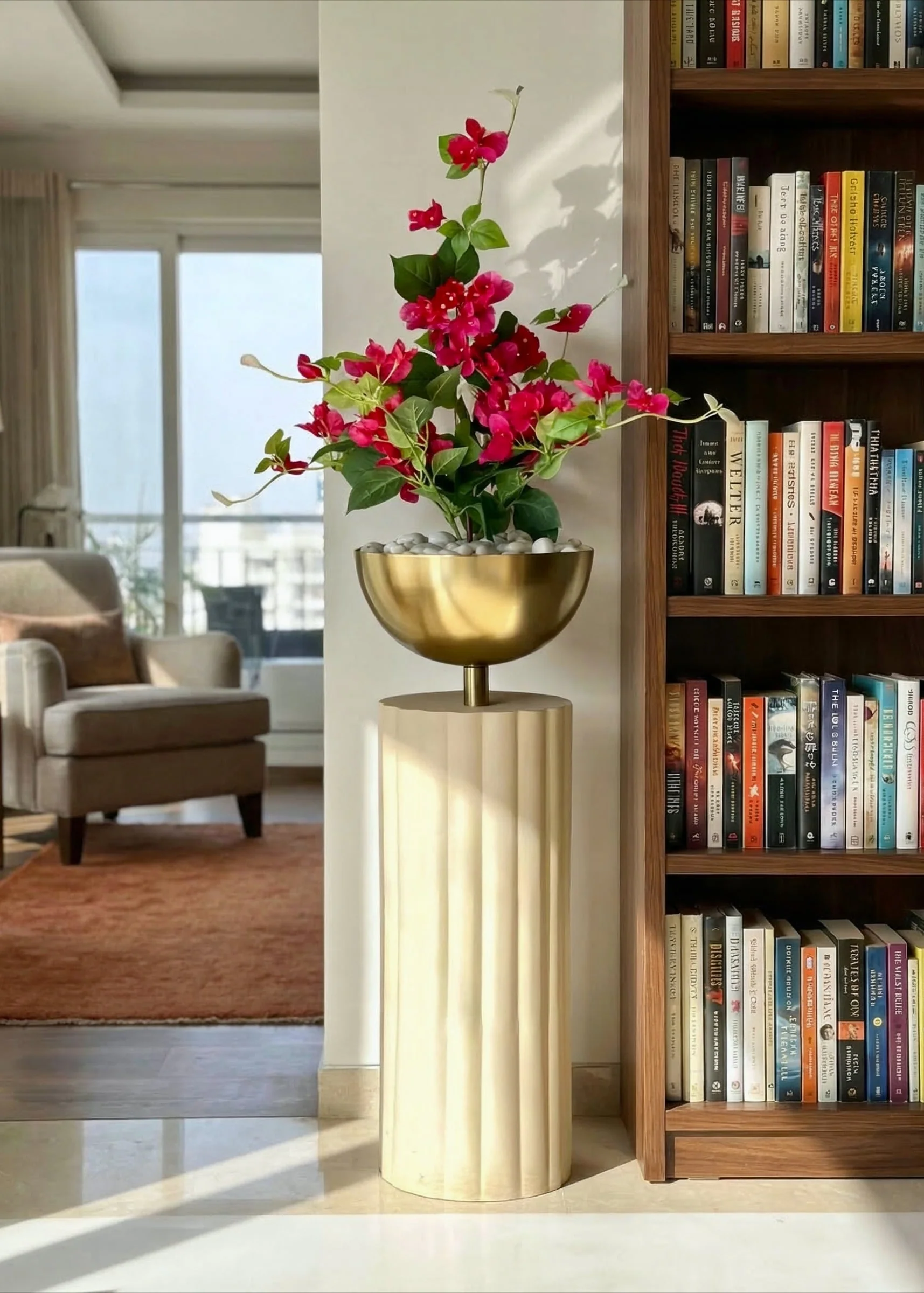Artificial Bloom Bougainvillea Plant - 2.5 Feet - Image 6