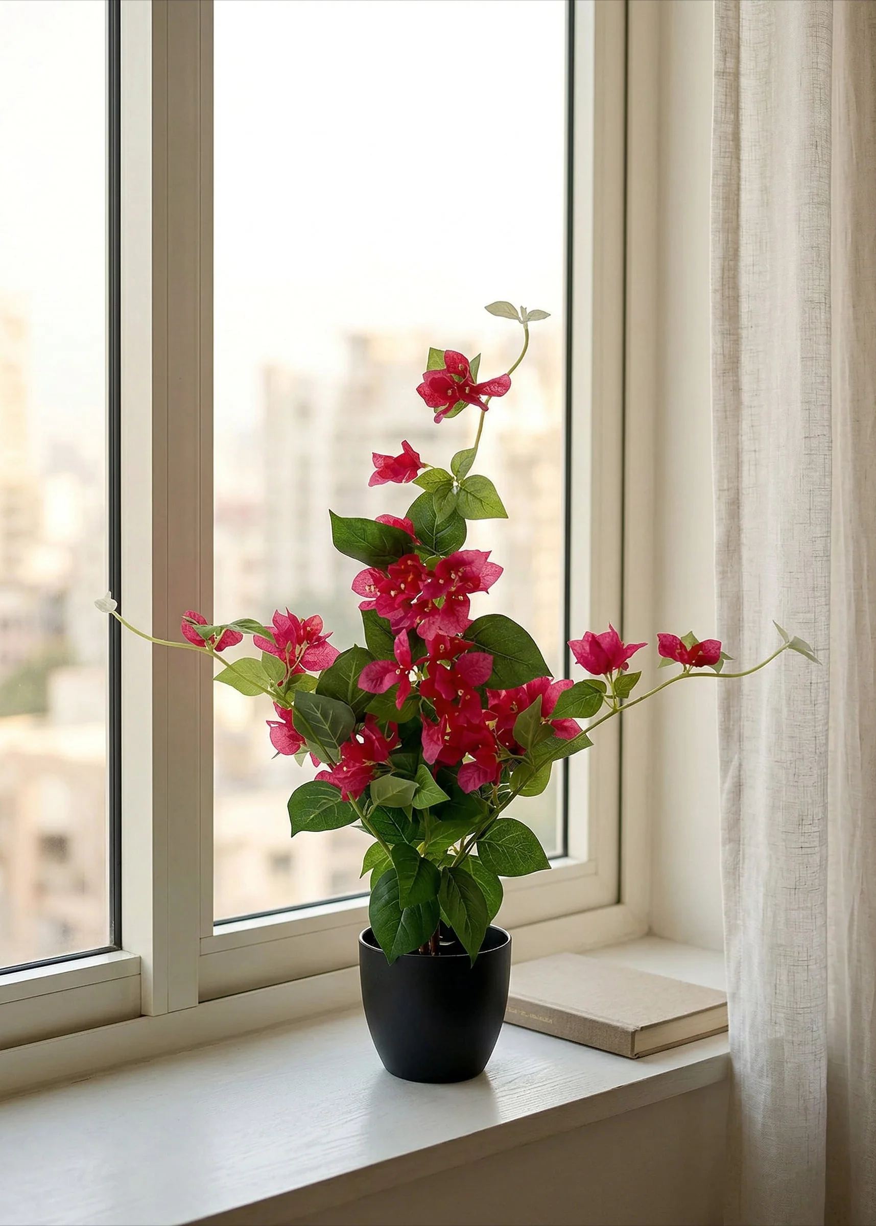Artificial Bloom Bougainvillea Plant - 2.5 Feet - Image 7