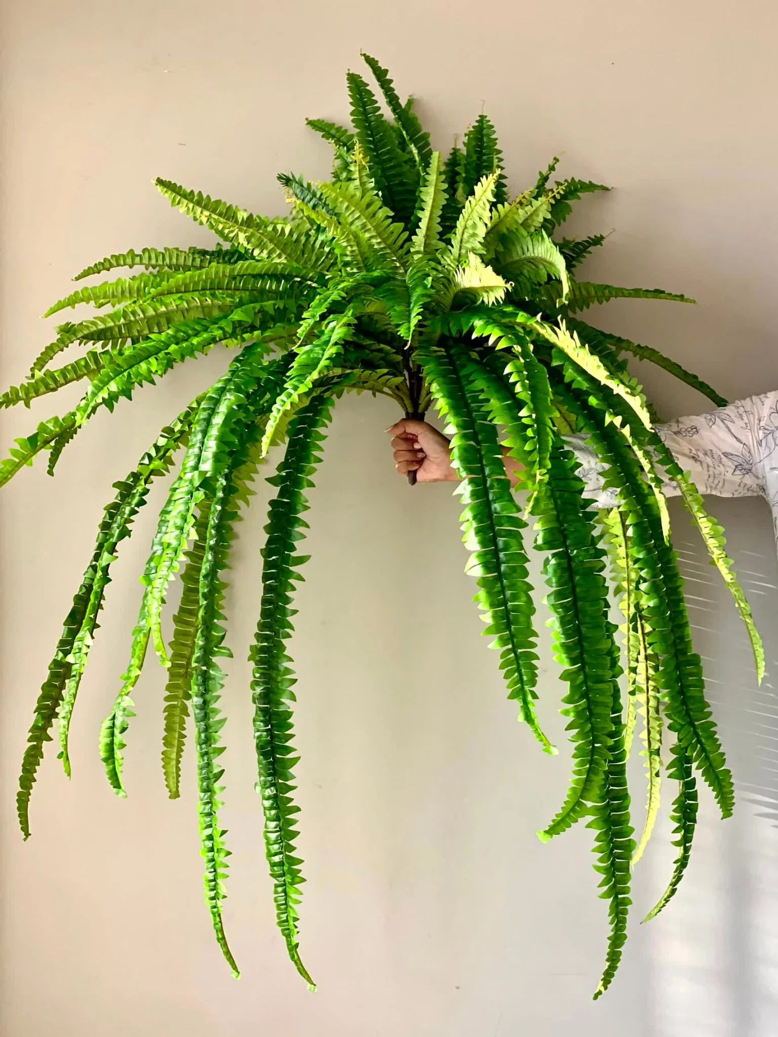 Artificial Boston Fern Plant - 3.5 Feet - Image 4