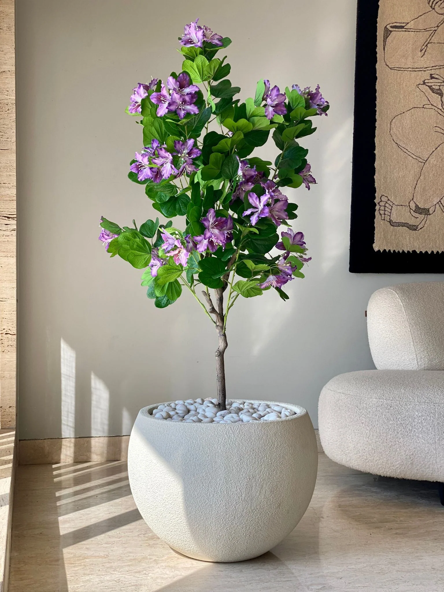 Artificial Lilac Bauhinia Plant - 5 Feet - Image 3