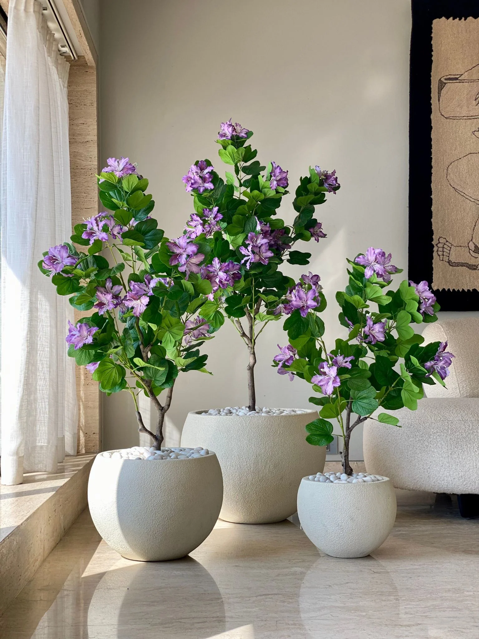 Artificial Lilac Bauhinia Plant - 5 Feet - Image 4