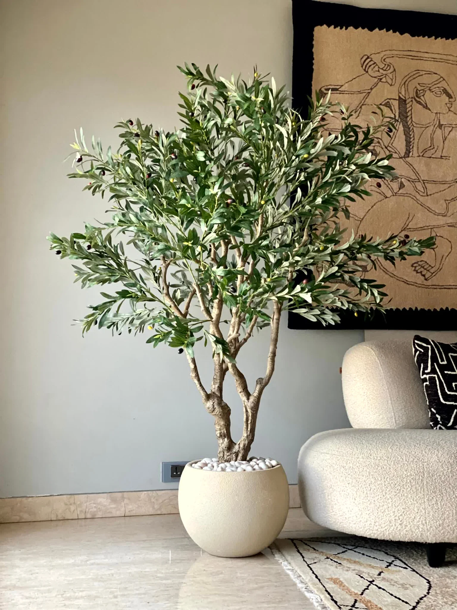 Artificial Olive Allure Plant -  6 Feet - Image 3