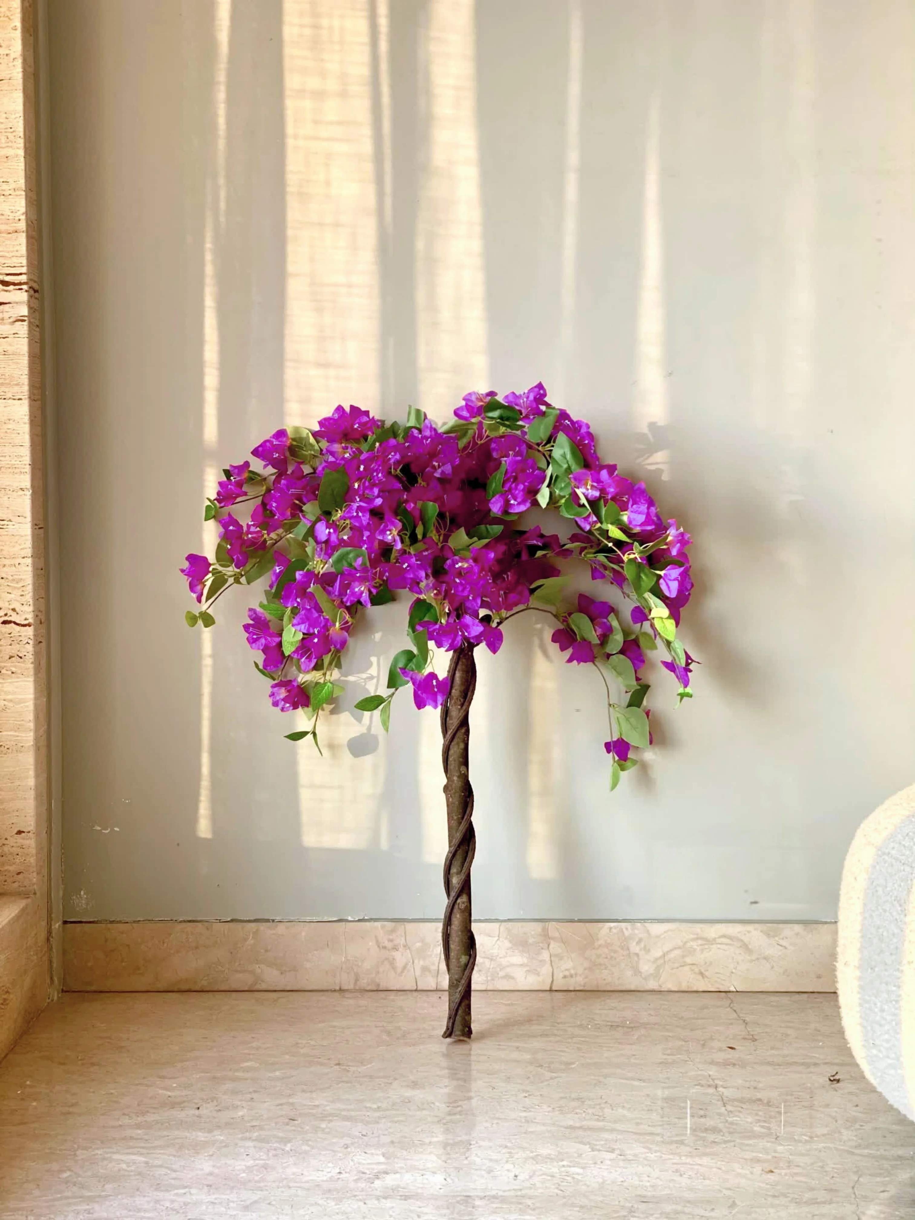 Artificial Purple Bougainvillea Plant - 3 Feet - Image 3