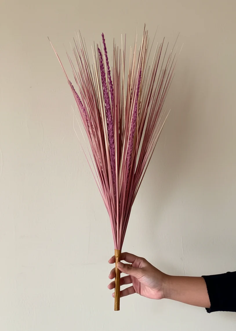 Artificial Purple Pampas Bunch - 2 Feet - Image 3