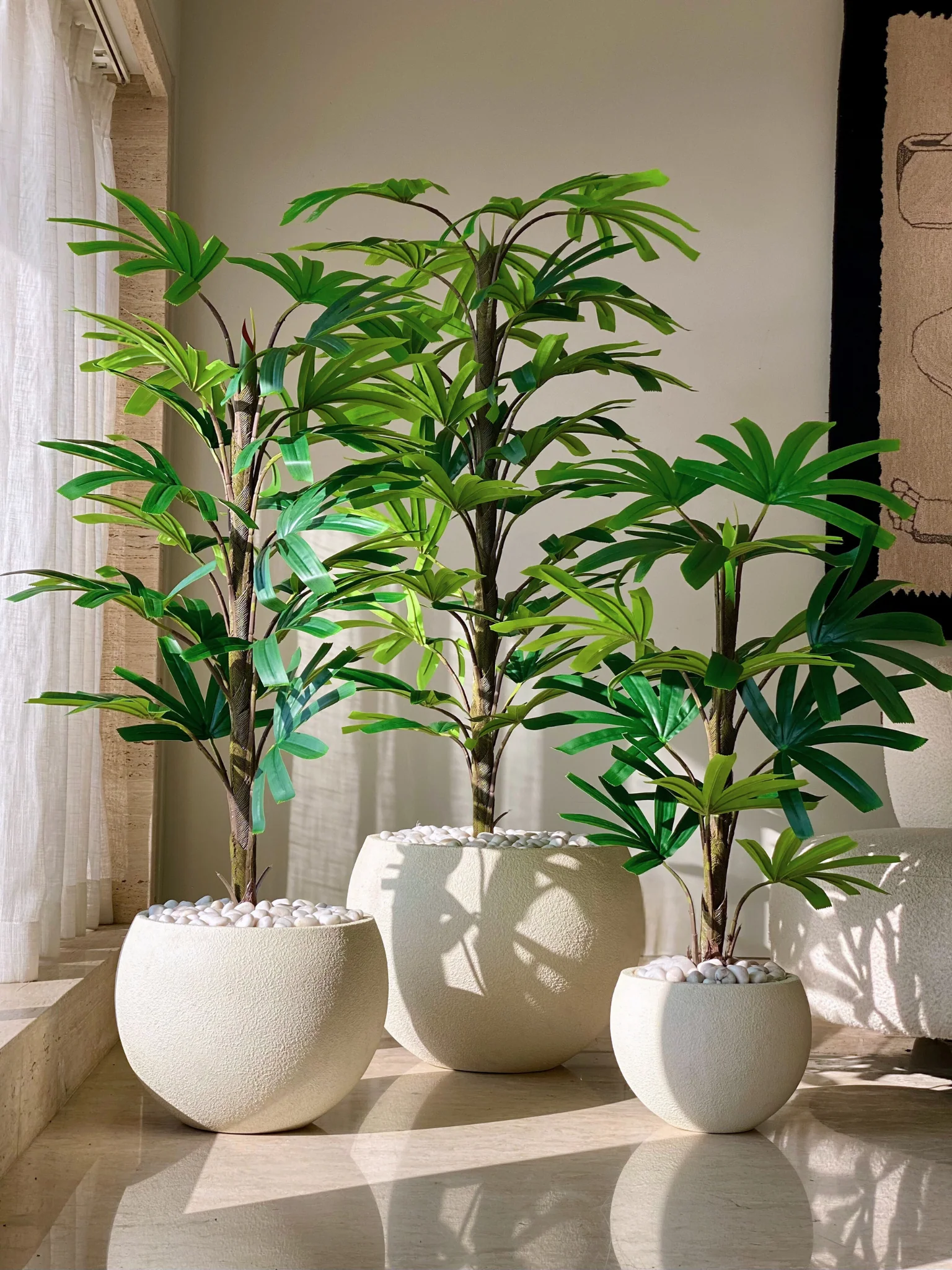 Artificial Rhapis Palm Plant - 6 Feet - Image 6