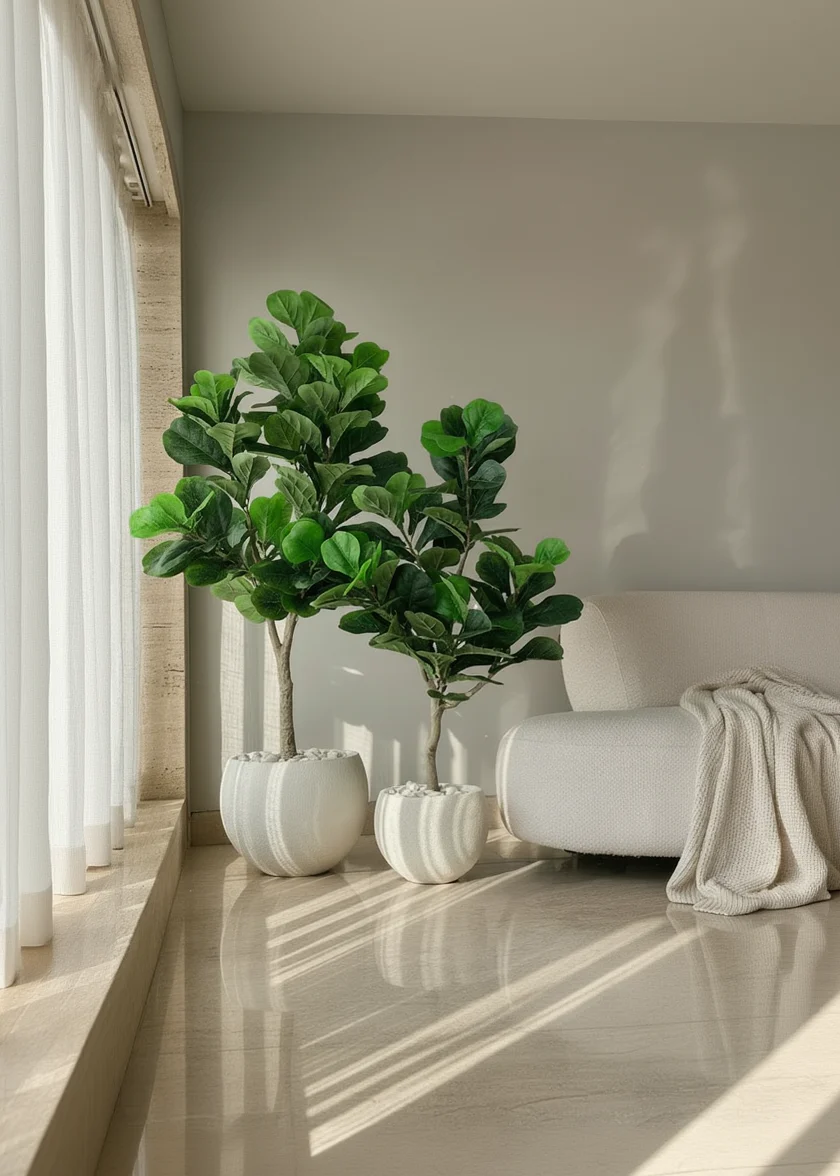 Artificial Serene Fiddle Plant - 4 Feet - Image 4