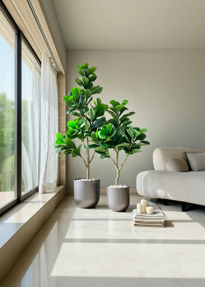 Artificial Serene Fiddle Plant - 4 Feet - Image 9