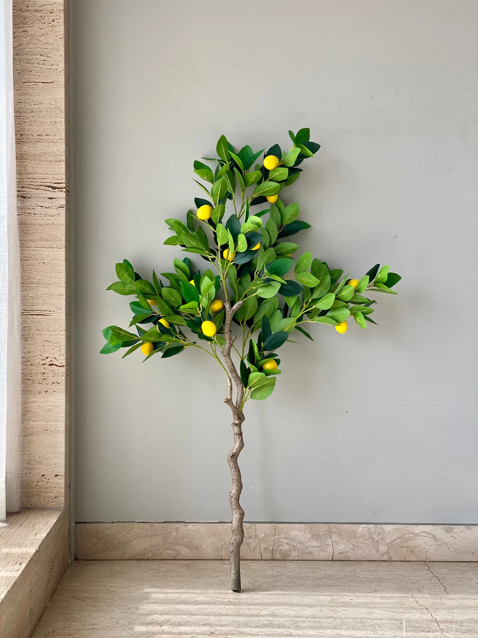 Artificial Tropical Lemon Plant - 4 Feet - Image 5