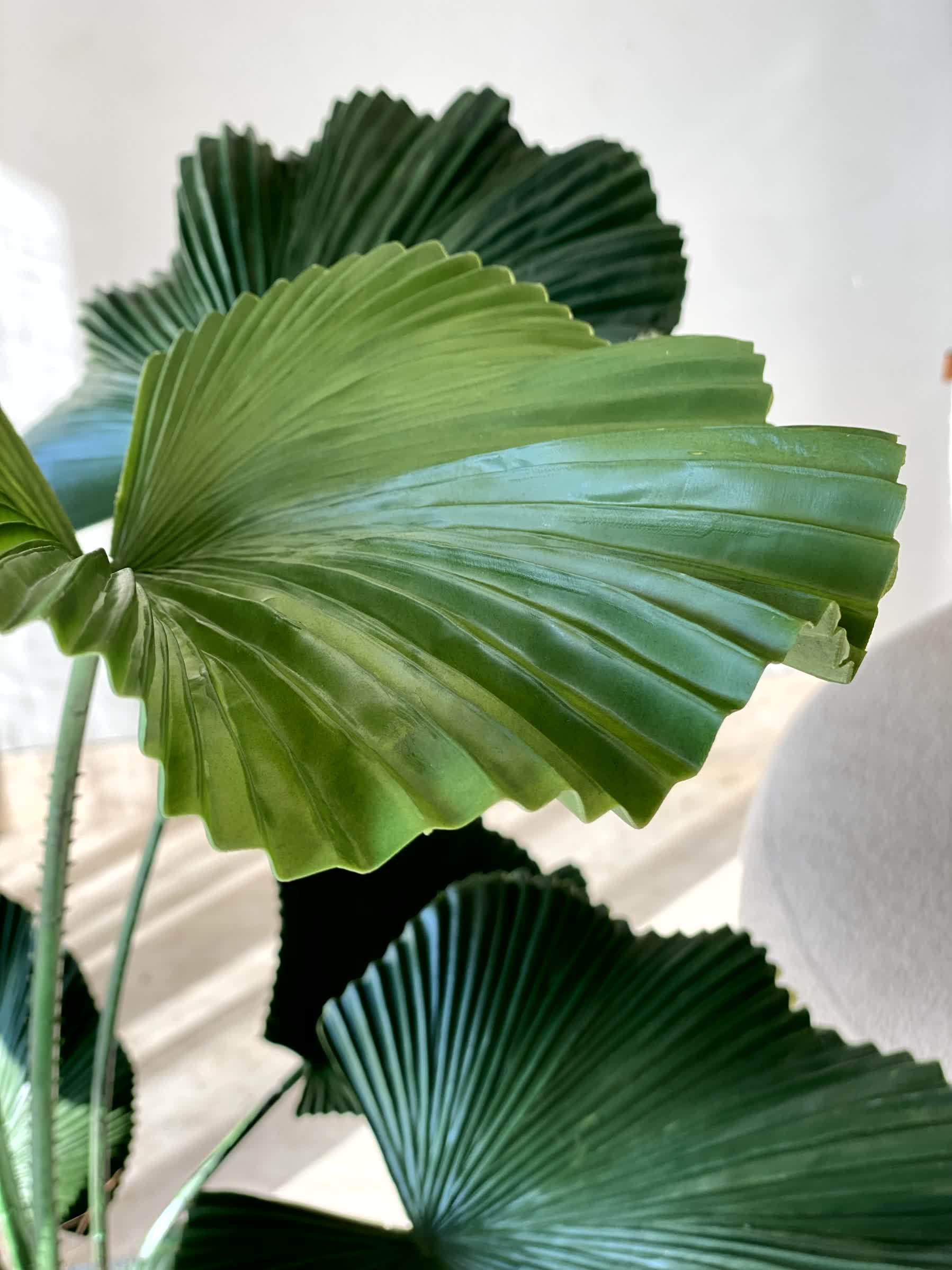 Artificial Verdant fan Palm Plant - 4 Feet - Image 5