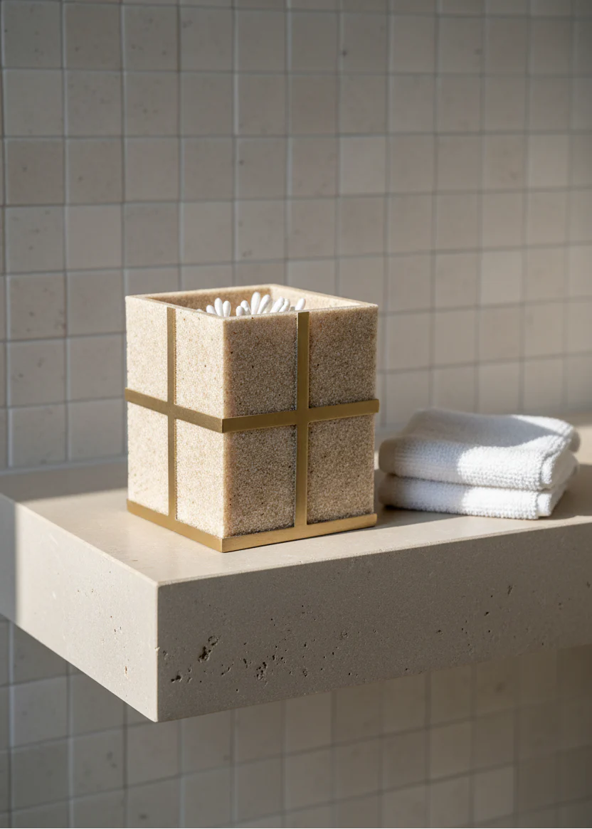 Axia Cotton Jar - Beige - Image 6