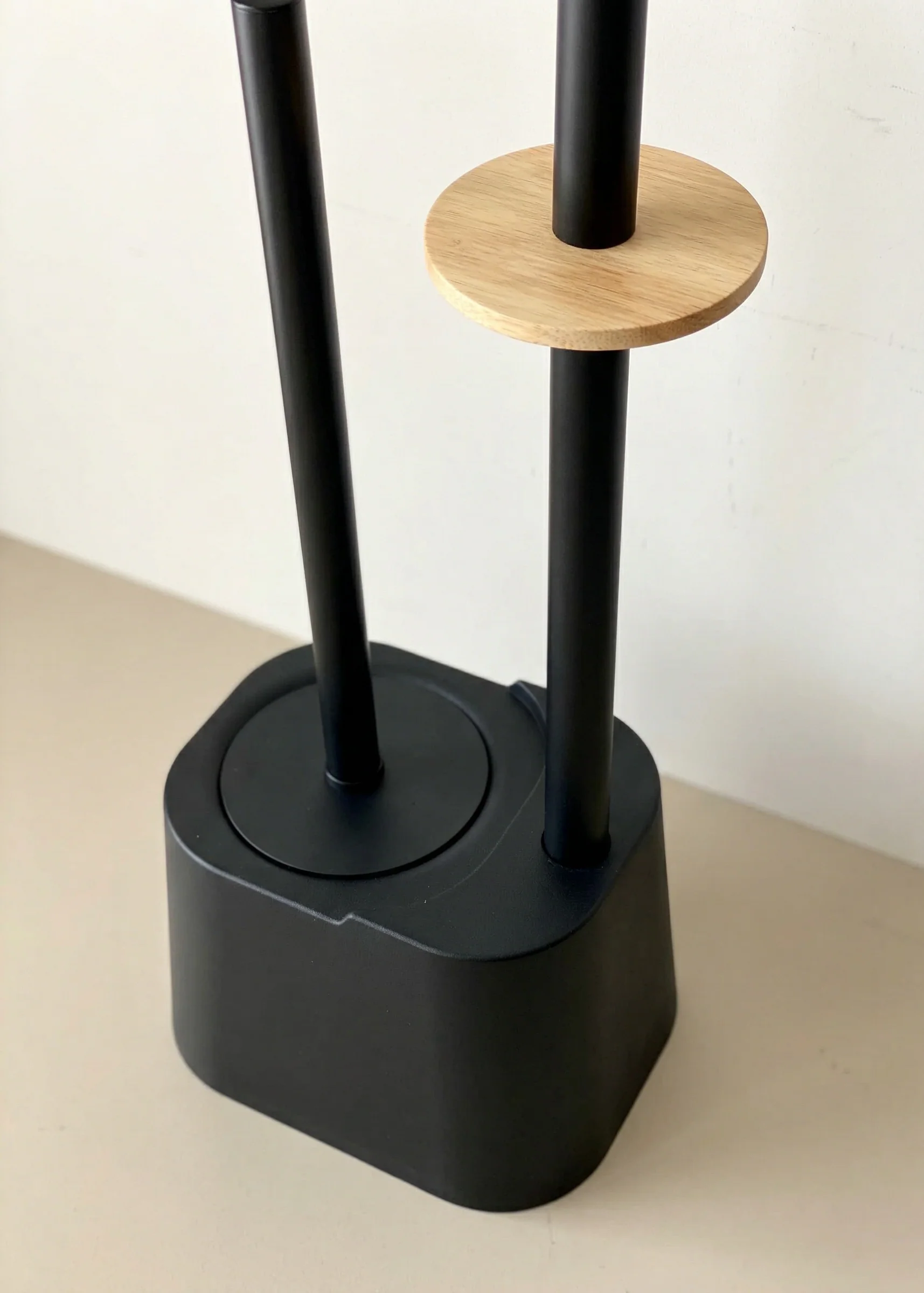 Axis Toilet Paper Holder With Brush - Black - Image 8
