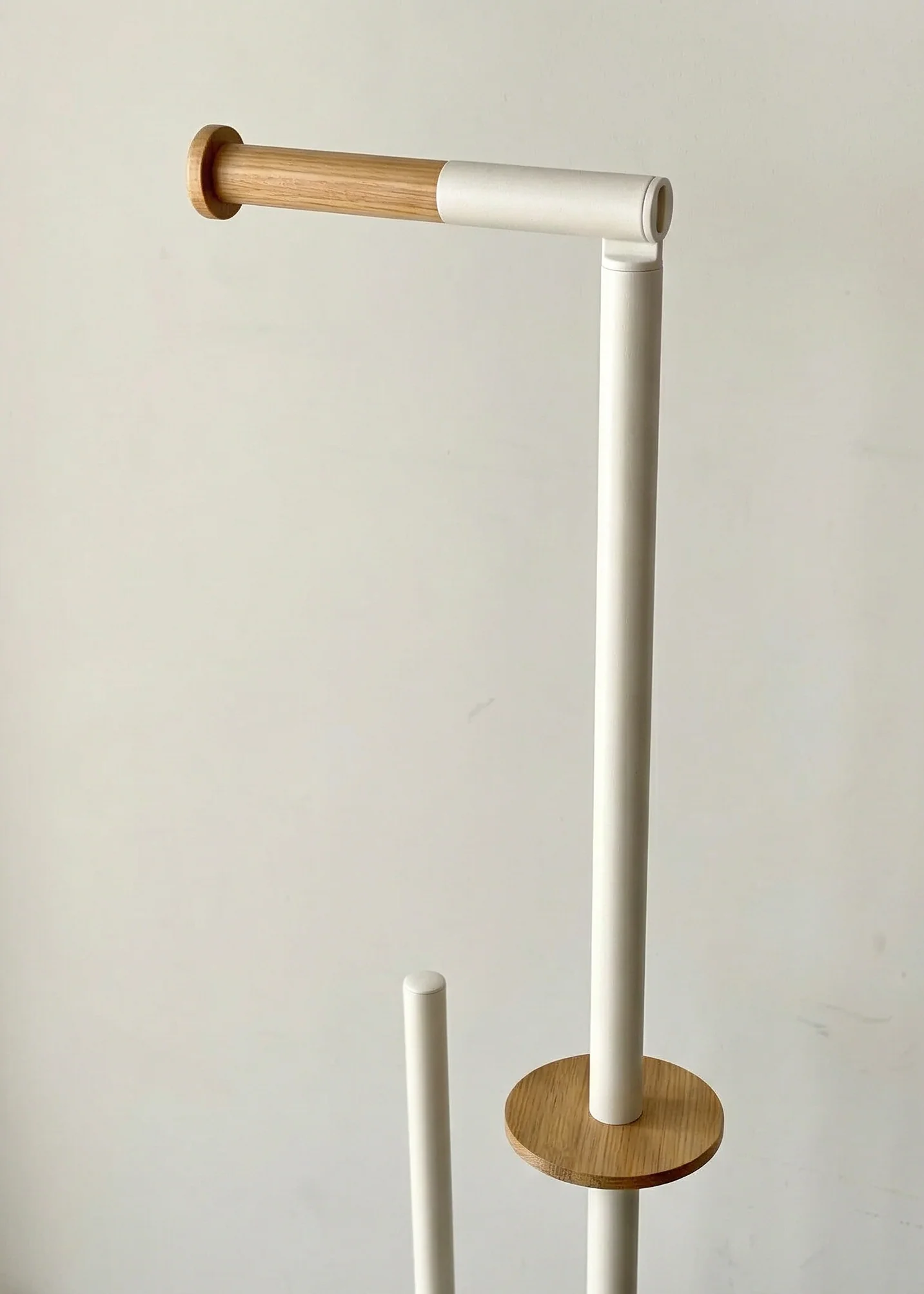 Axis Toilet Paper Holder With Brush - Ivory - Image 7