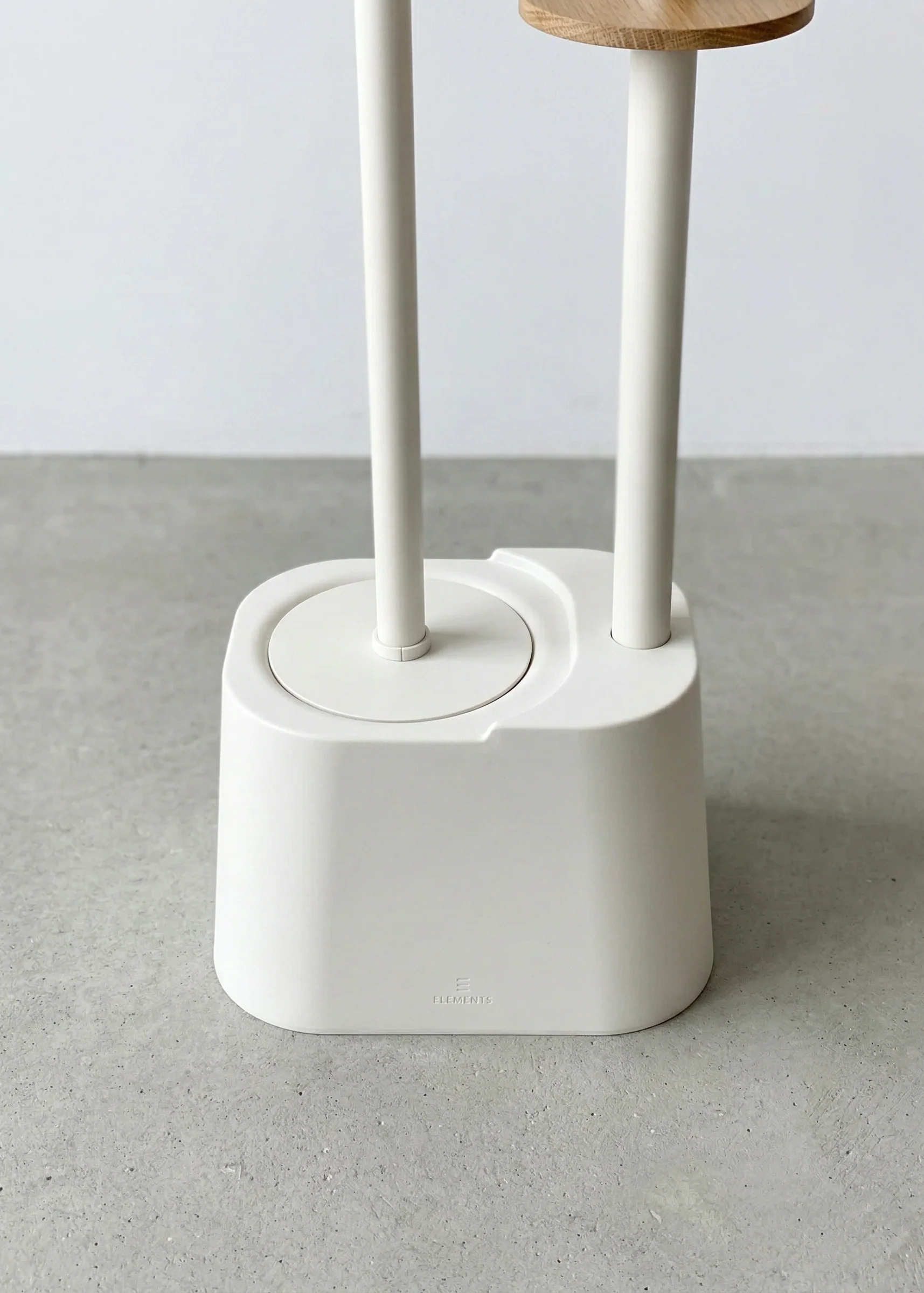 Axis Toilet Paper Holder With Brush - Ivory - Image 8