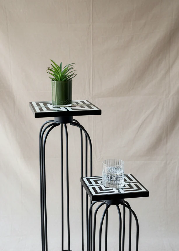 Belgrade Square Tables - Set Of 2 - Image 8