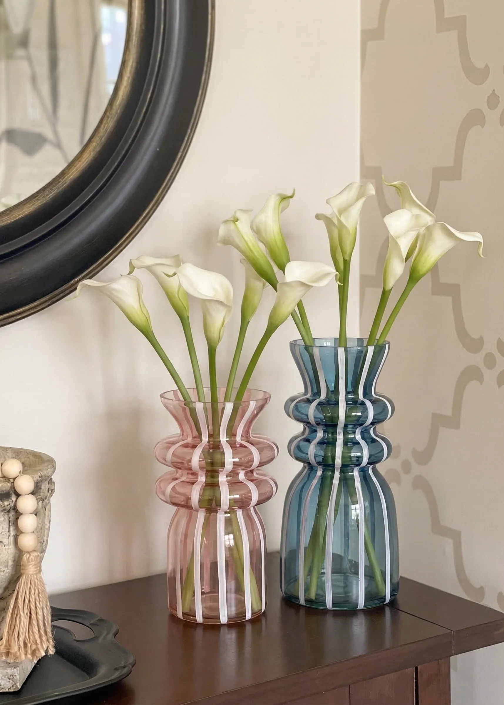 Bellora Strip Glass Vase – Large - Image 2