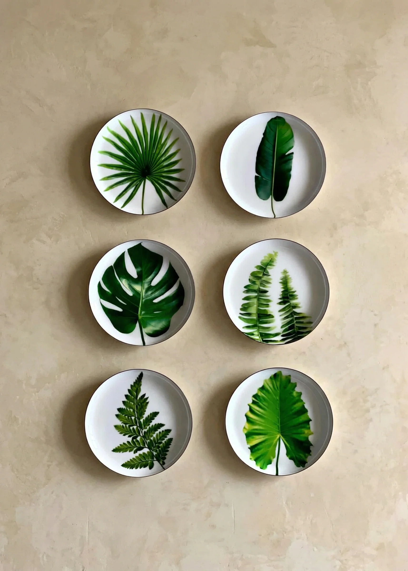 Botanic Wall Plates (Set of 6) - Image 3