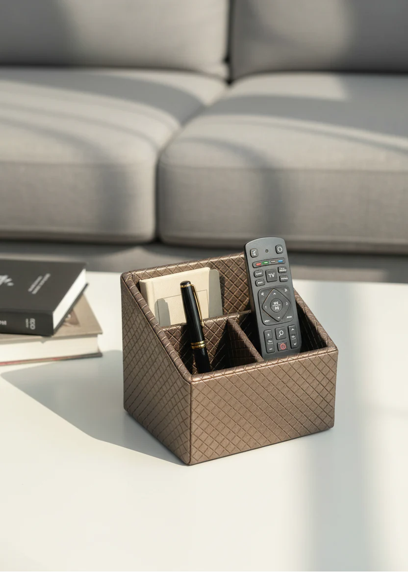 Braided Remote Holder Brown - Image 4