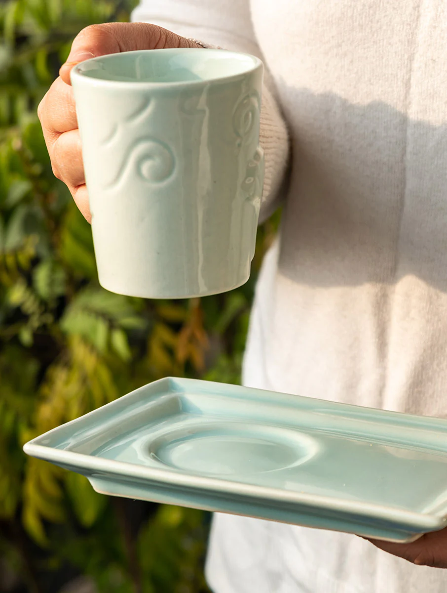 Breeze Tea / Coffee Set - Sky Blue - Image 5