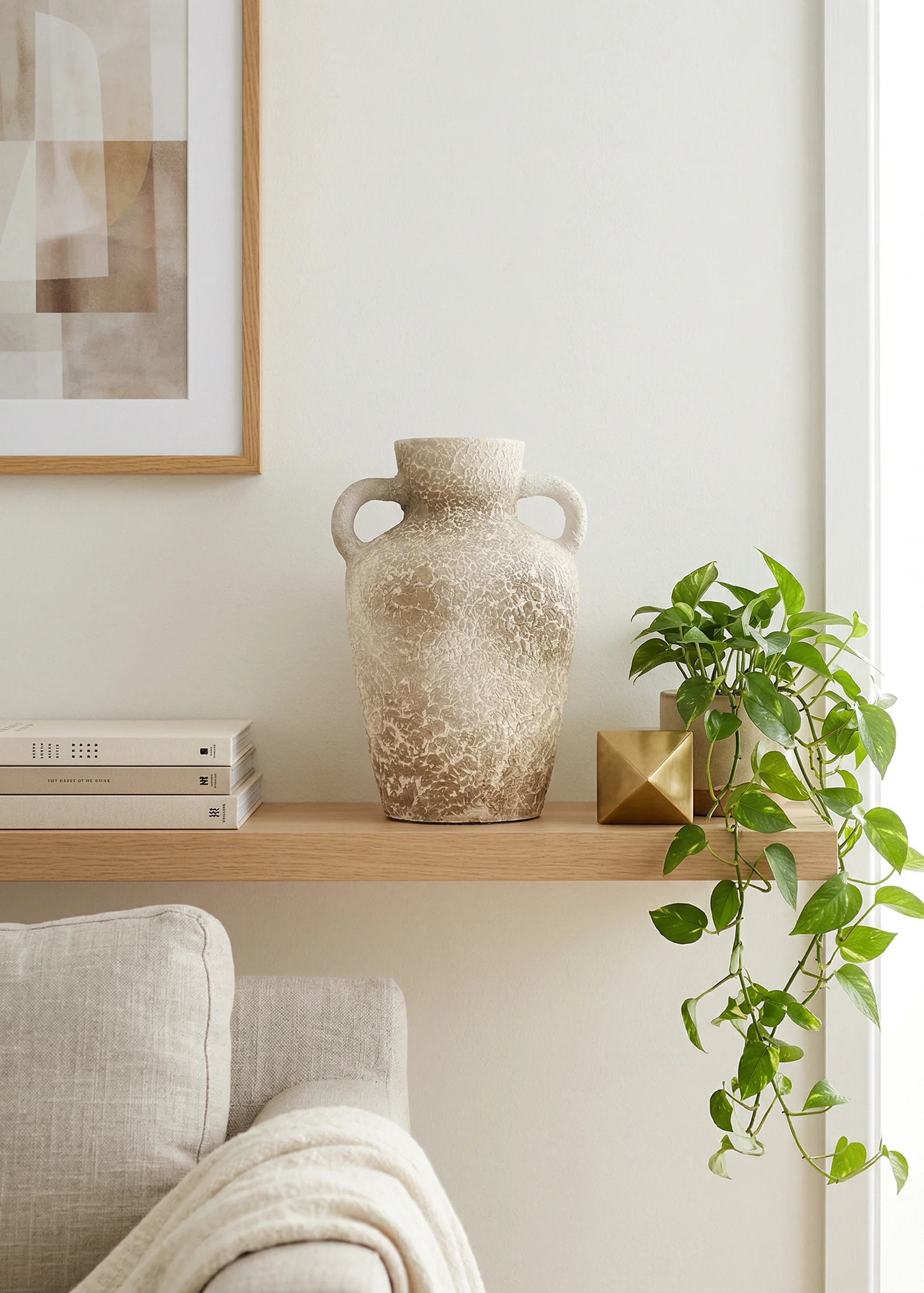 Cera Rustic Terracotta Vase - Large - Image 7