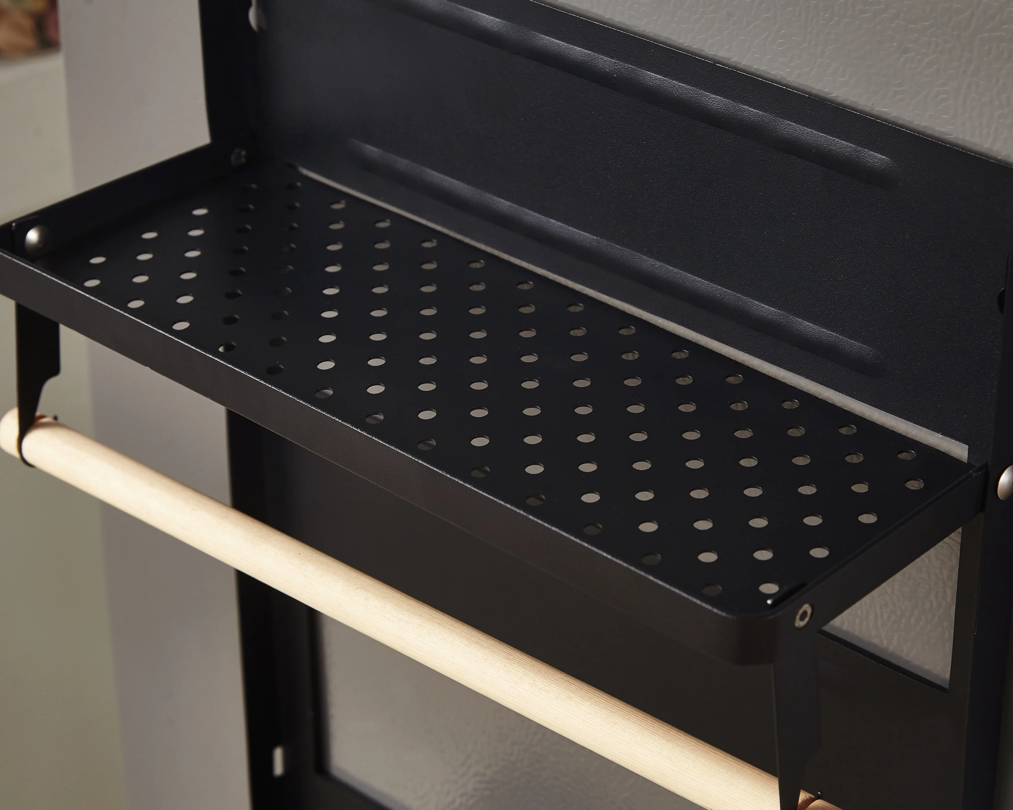 Double Shelf Magnetic Storage - Black - Image 3