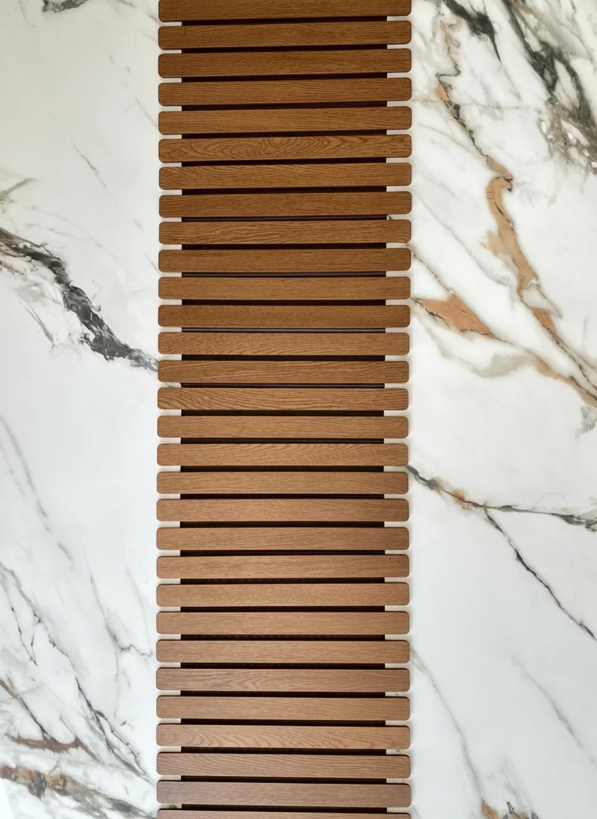Elm Foldable Table Runner - Brown (6 Feet) - Image 3