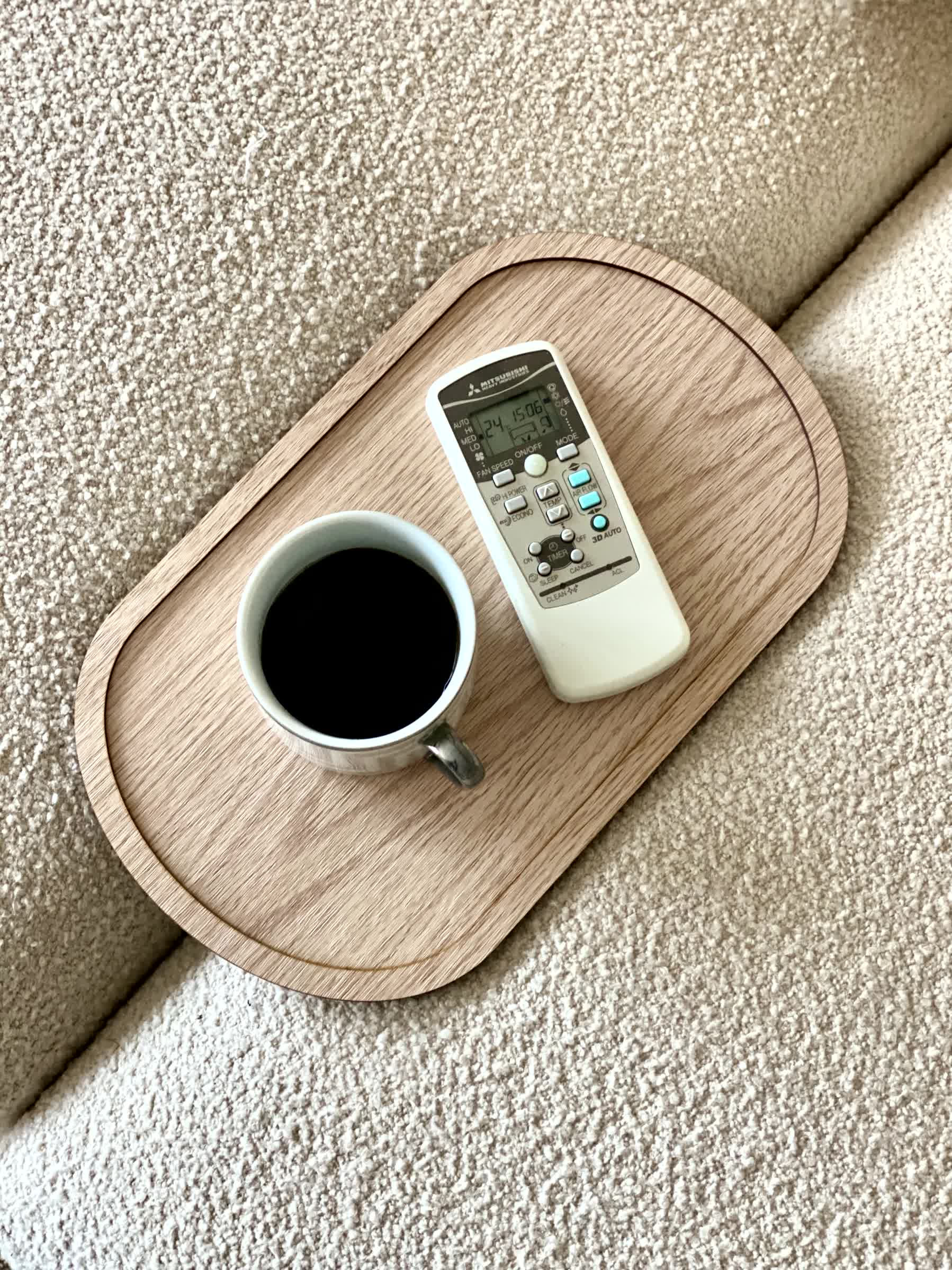 Elm Sofa Tray - Cream - Image 5