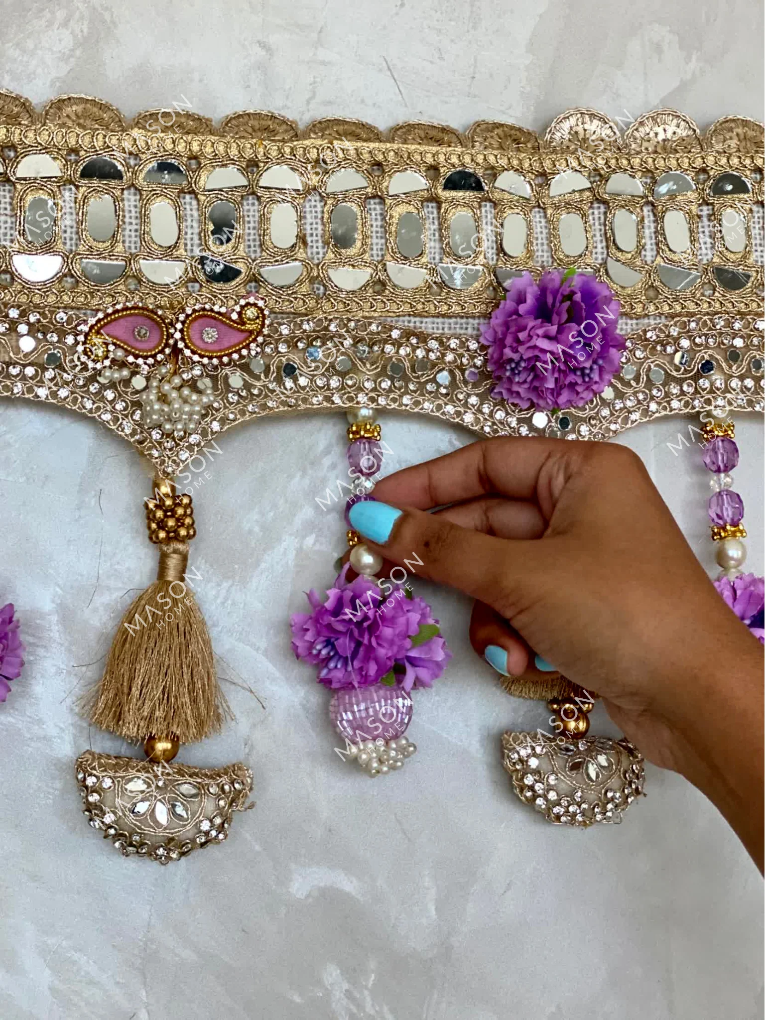 Festive Lavender Luxe Toran - Image 3