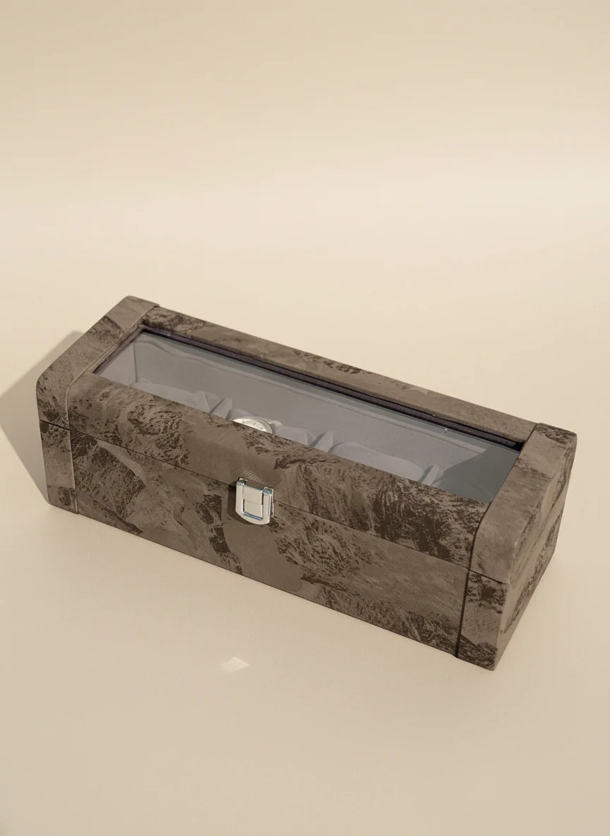 Indo Mocha Watch Box - 4 Slots - Image 5