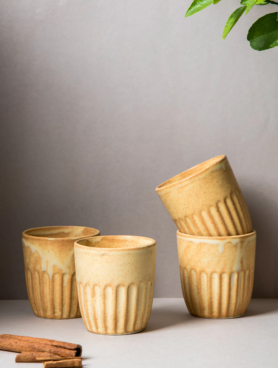 Kulhad - Beige (Set of 2) - Image 4