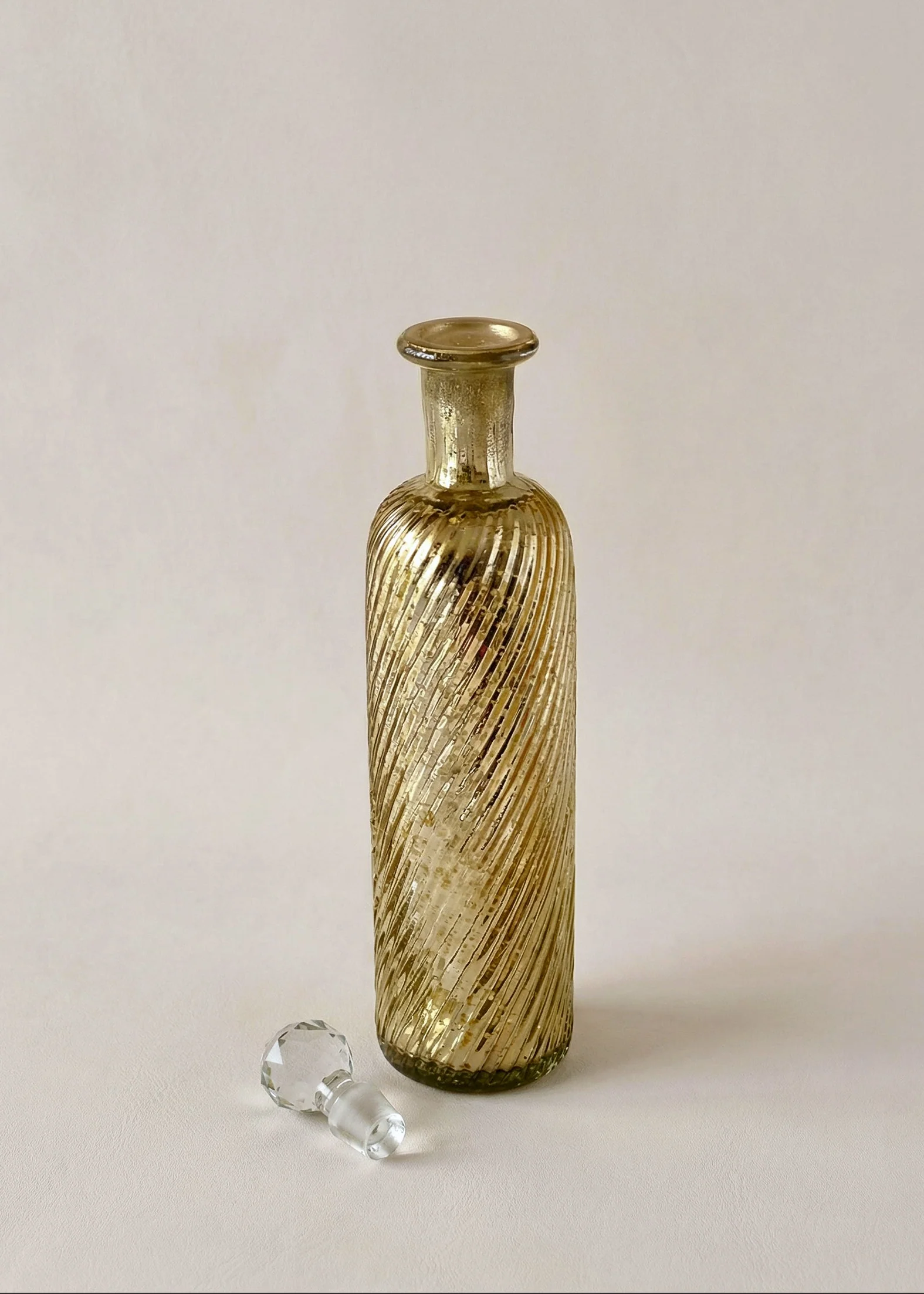 Lumiere Rustic Glass Bottle - Large - Image 3