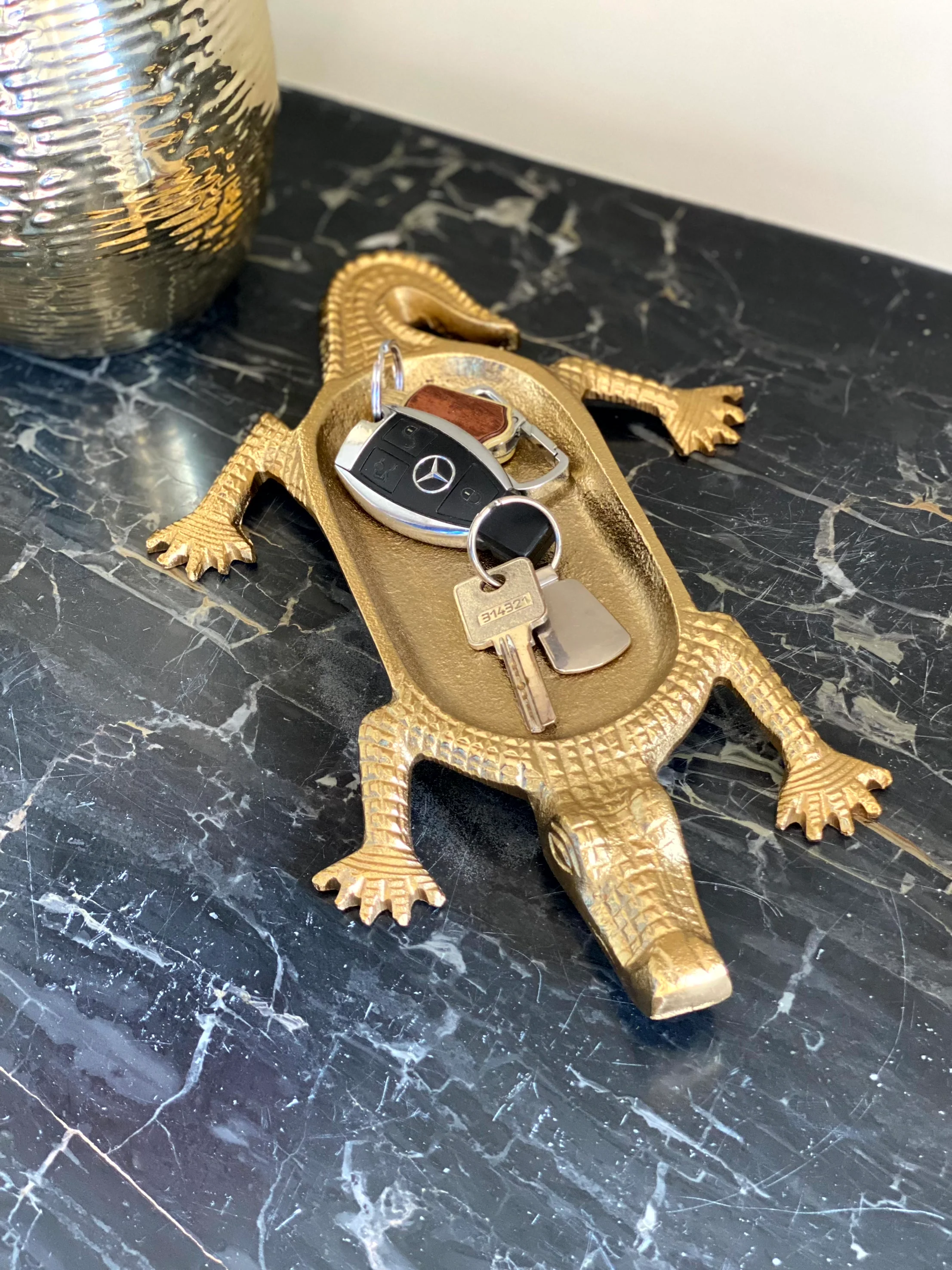 Luxe Crocodile Trinket Tray - Image 5