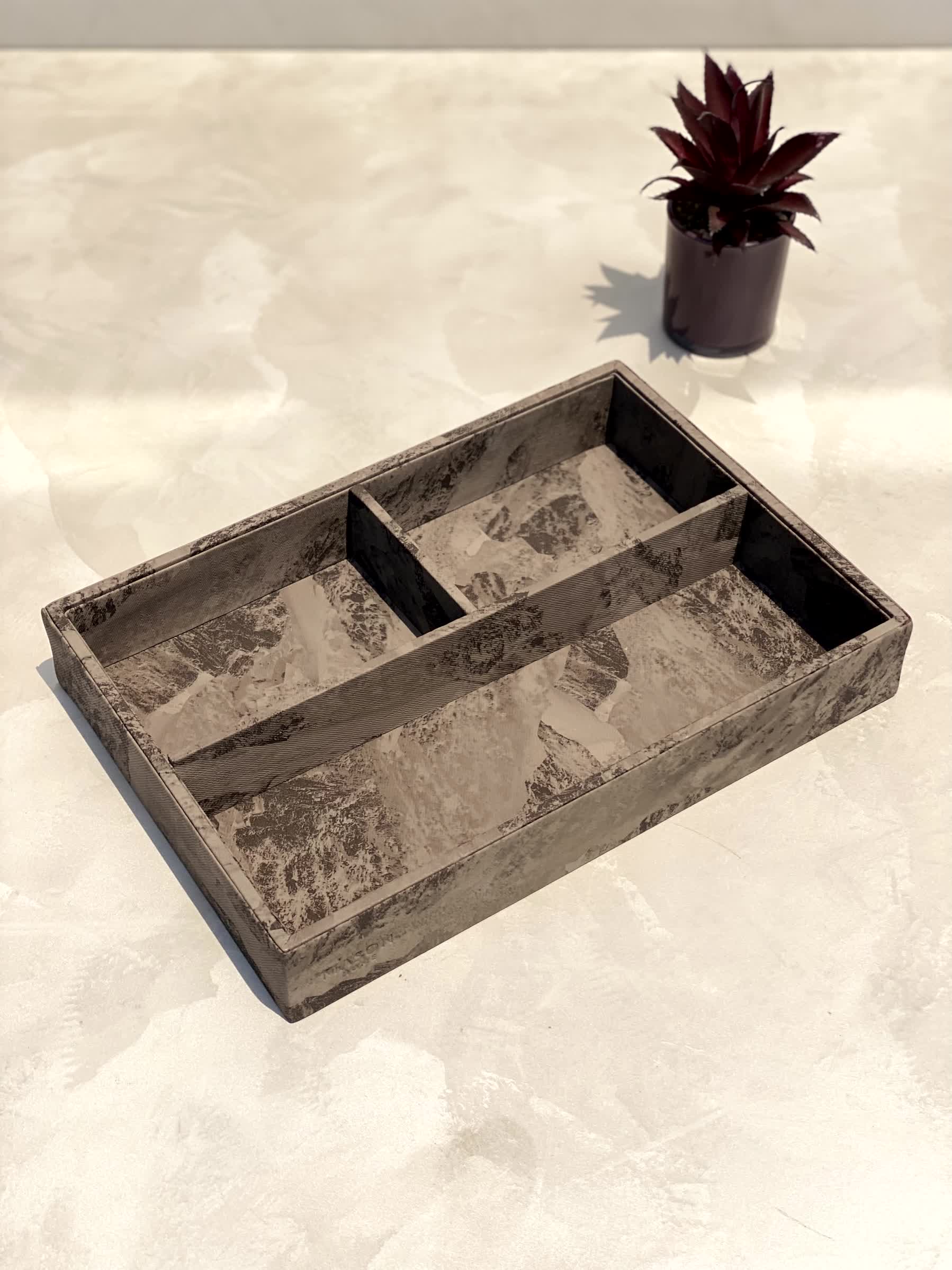 Indo Mocha Organizer Tray - 3 Slots - Image 3