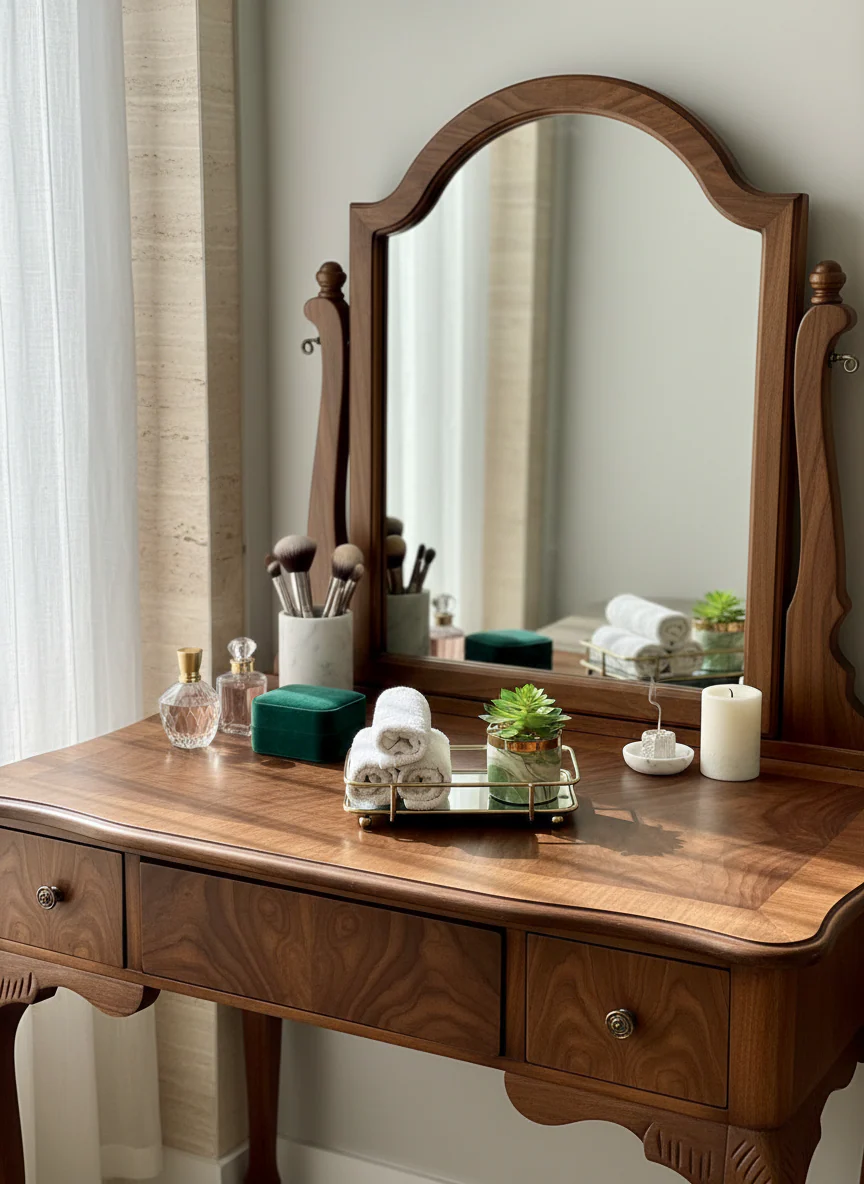 Milan Napkin Mirror Tray - Gold - Image 8