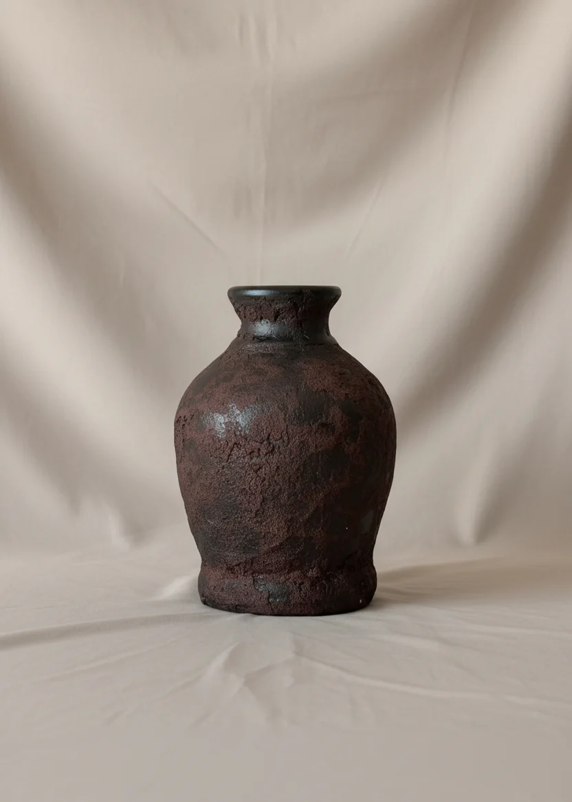 Mudstone Rustic Terracotta Vase - Small - Image 3