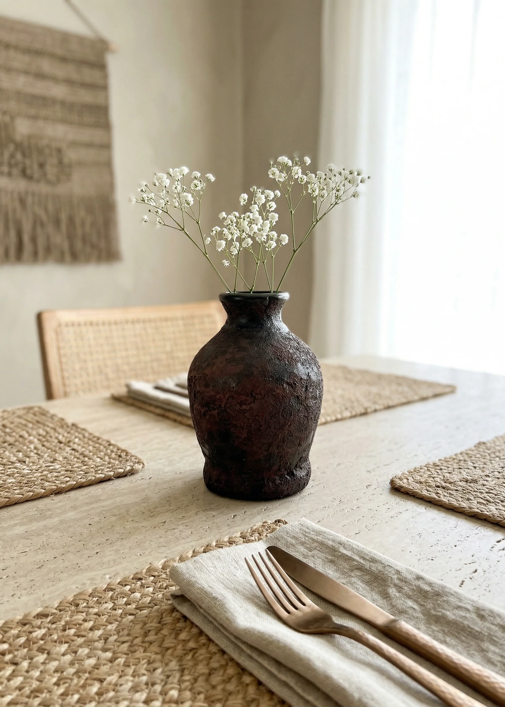 Mudstone Rustic Terracotta Vase - Small - Image 4