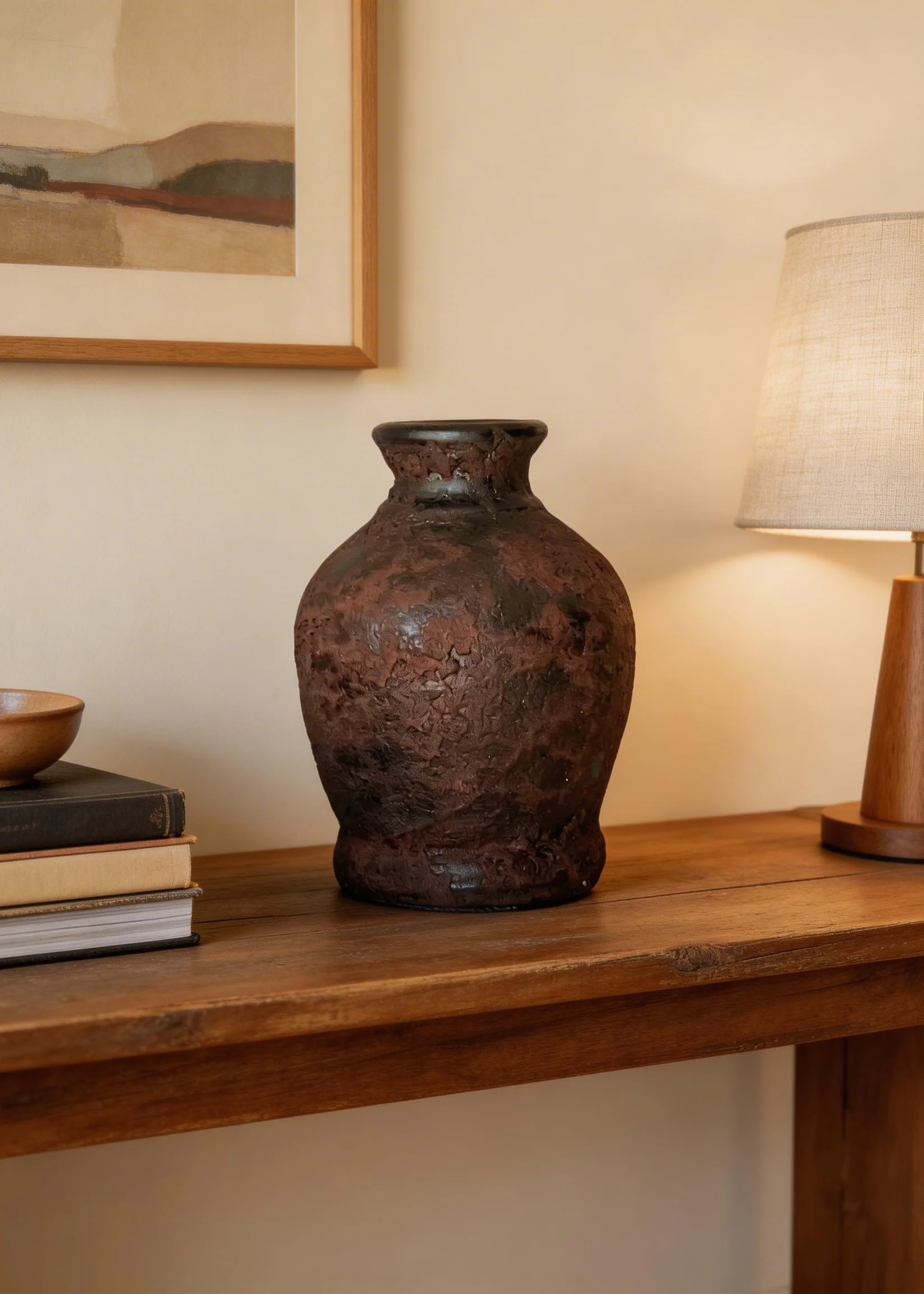 Mudstone Rustic Terracotta Vase - Small - Image 6