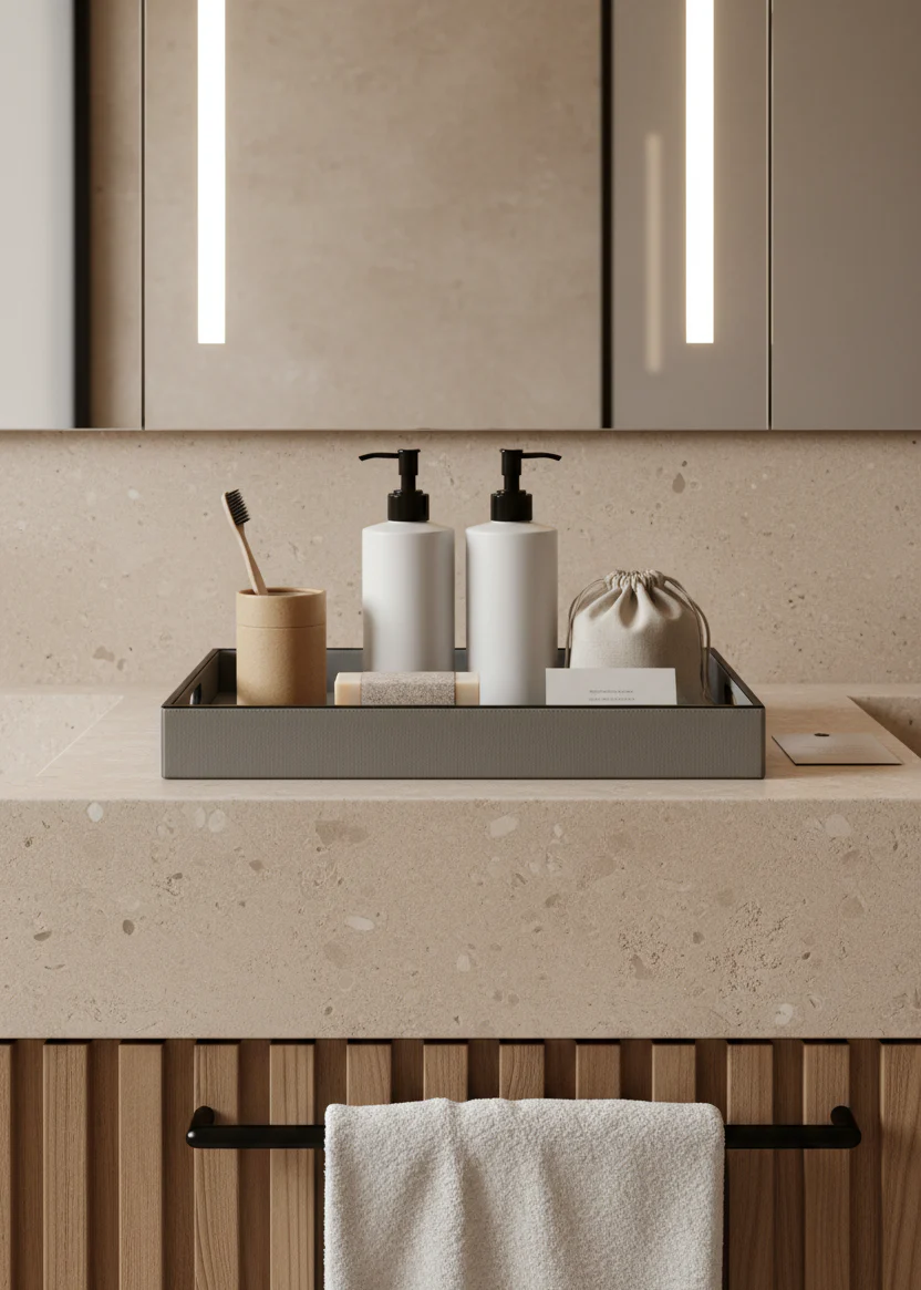Naples Serving Tray - Grey - Image 4