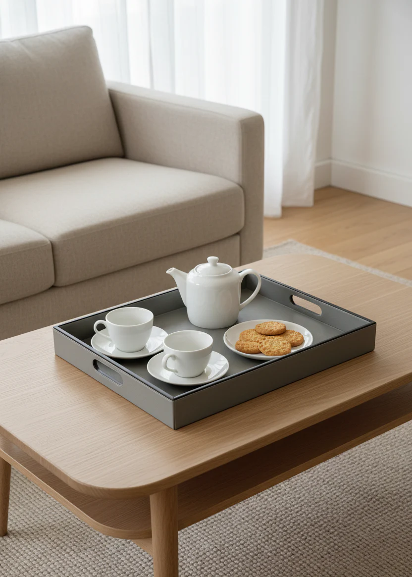 Naples Serving Tray - Grey - Image 6