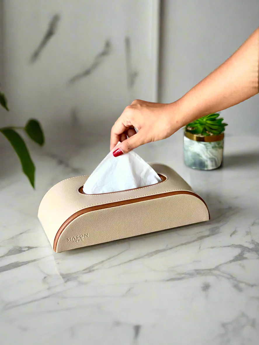 Naples Taupe Car Tissue Box - Image 4