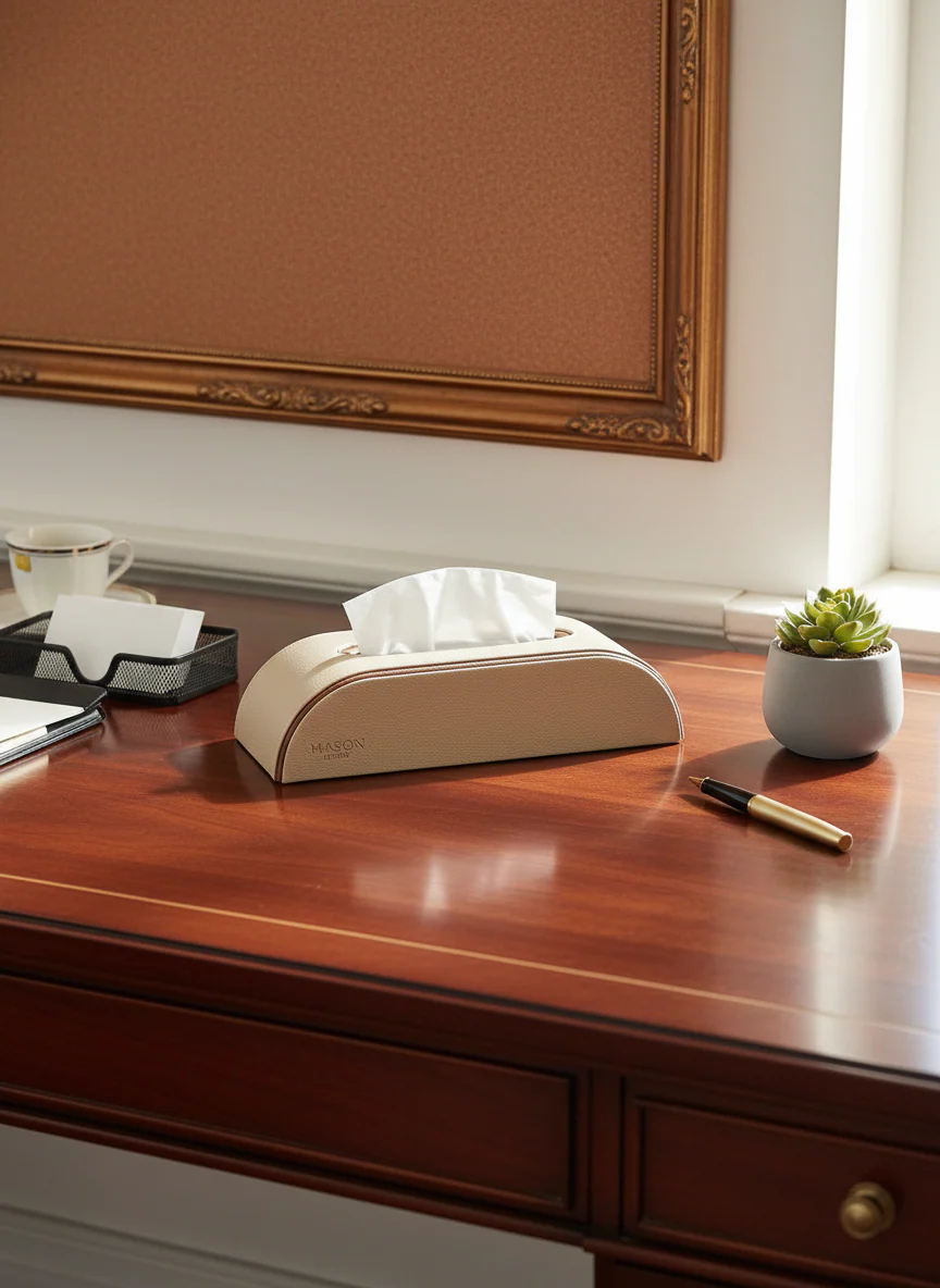 Naples Taupe Car Tissue Box - Image 7