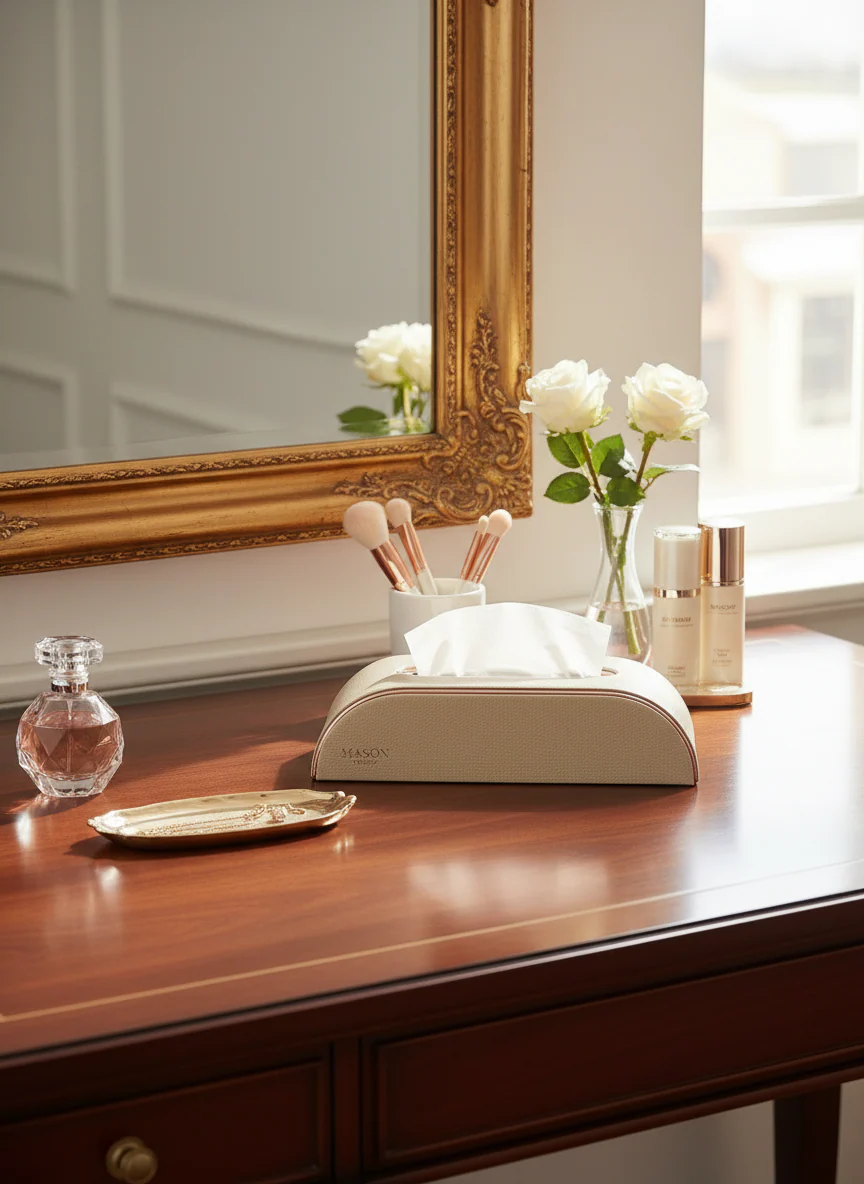 Naples Taupe Car Tissue Box - Image 9
