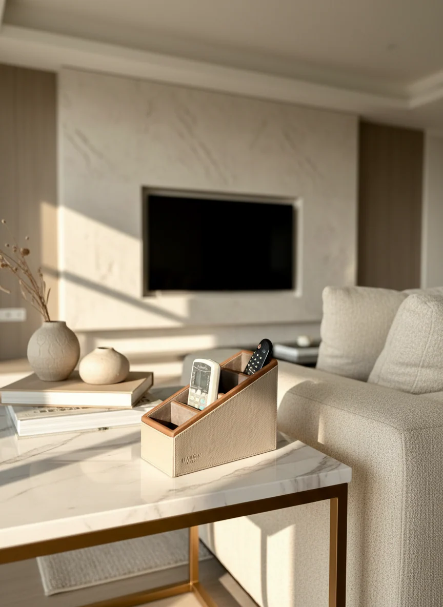 Naples Taupe Remote Holder - 4 Slot - Image 6