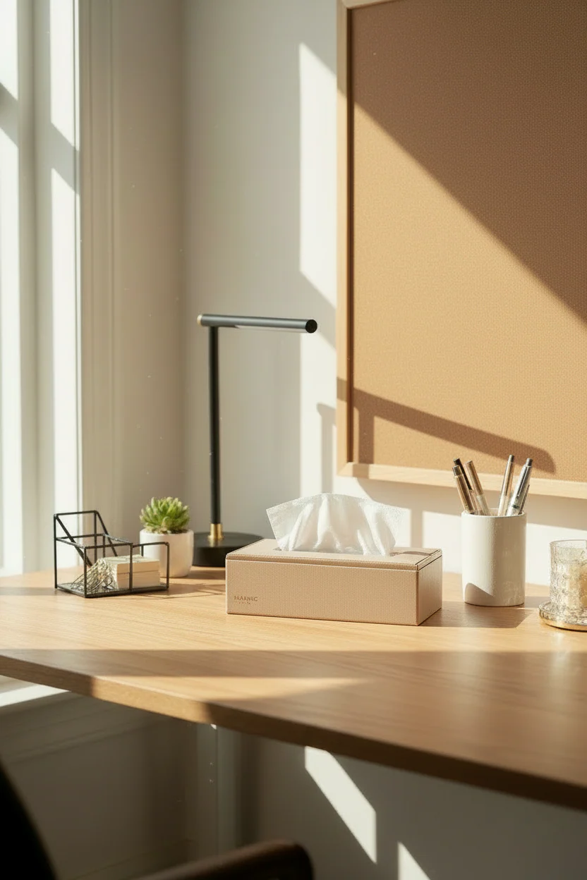 Naples Taupe Tissue Box - Image 4