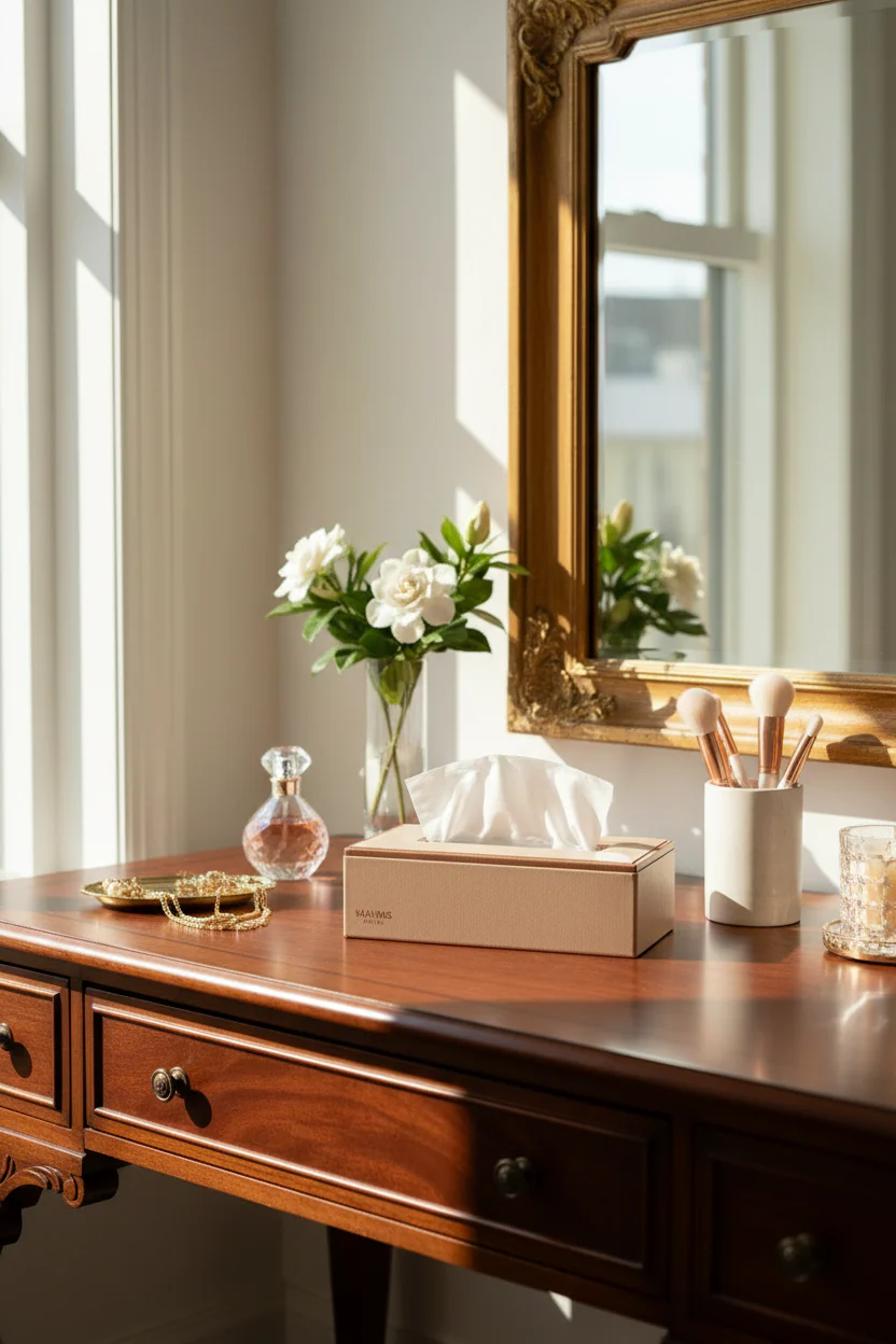 Naples Taupe Tissue Box - Image 5