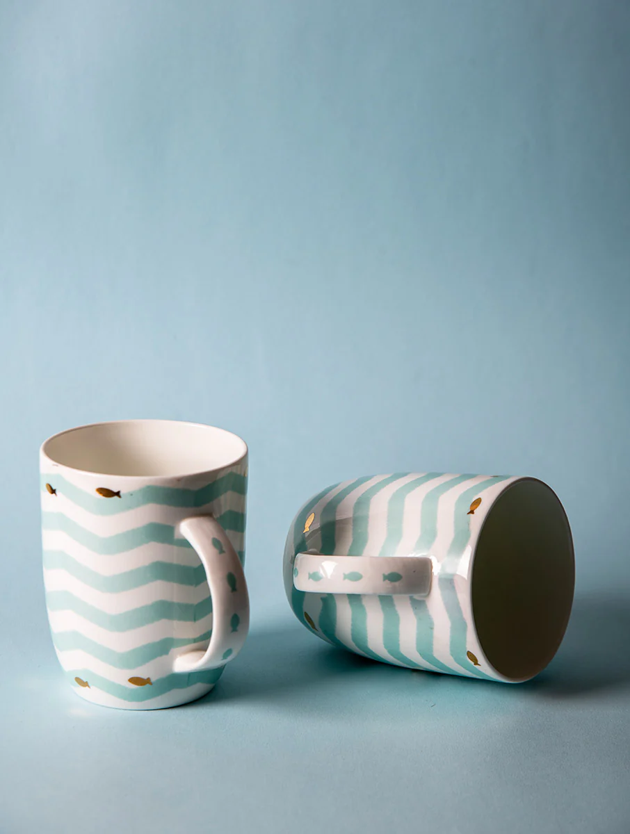 Nemo Mug With 24 Karat Gold Detailing - Set Of 2 - Image 2