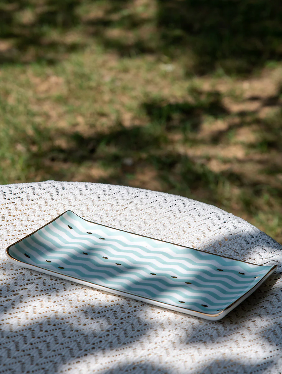 Nemo Platter With 24 Karat Gold Detailing - Image 3