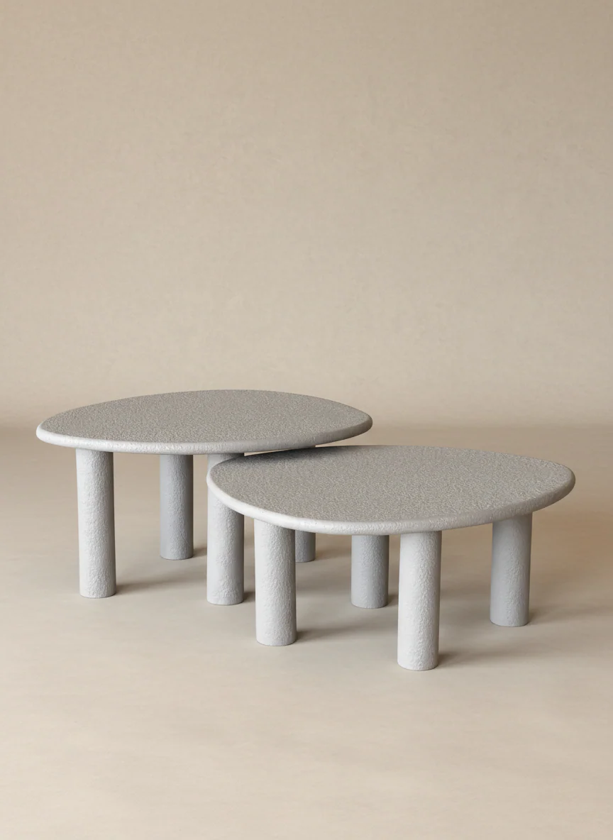 Odessa Nesting Tables - Grey (Set of 2) - Image 3